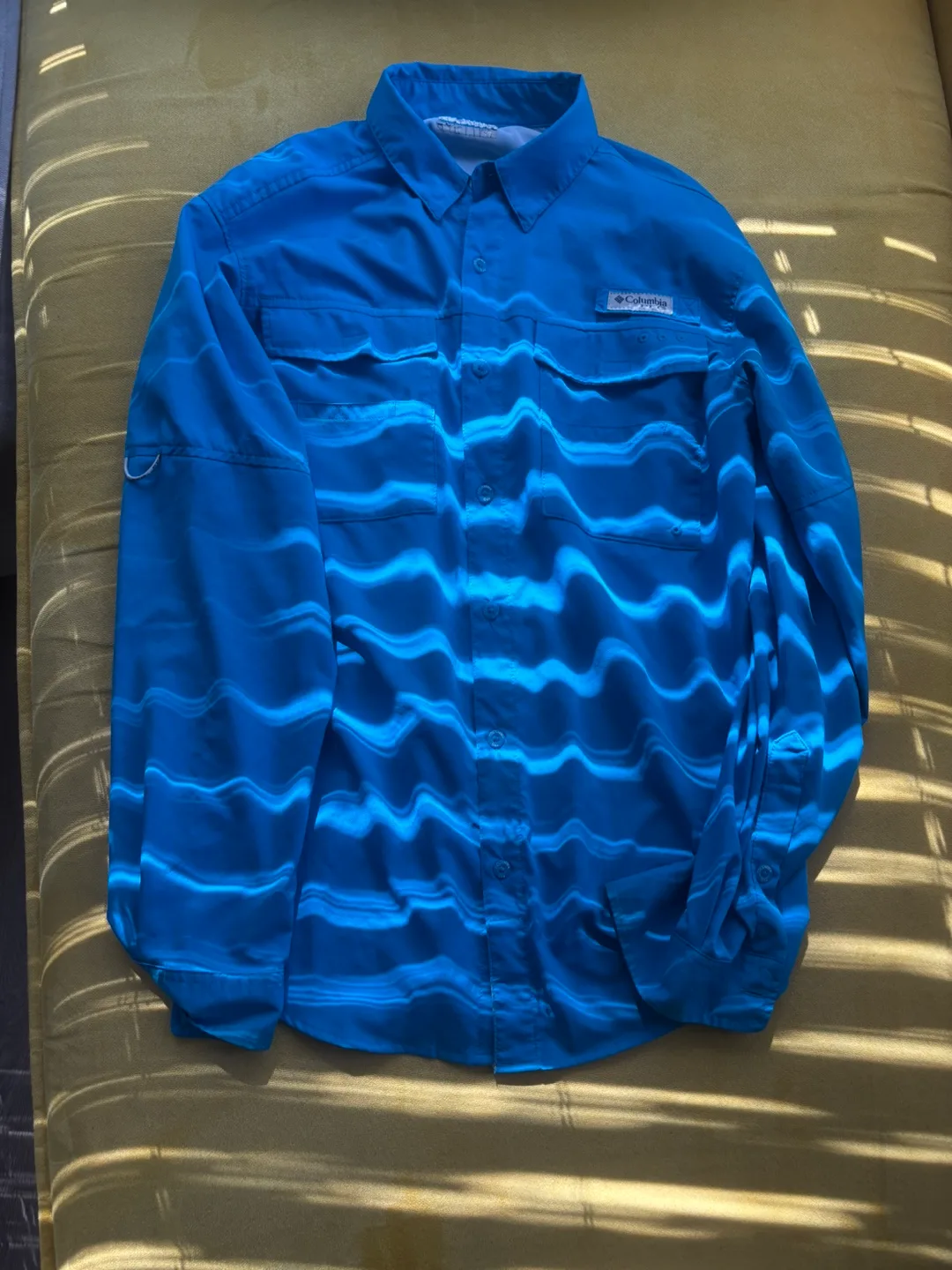 Columbia PFG Fishing Shirt - Blue thumbnail