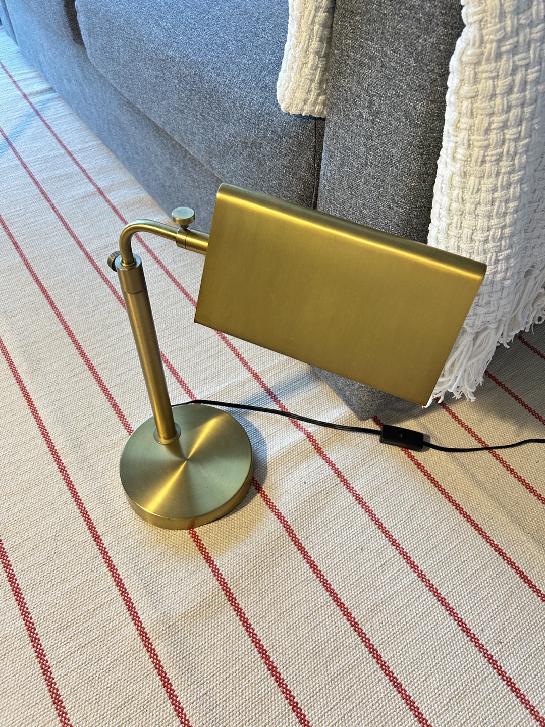 Structube Brass Desk Lamp