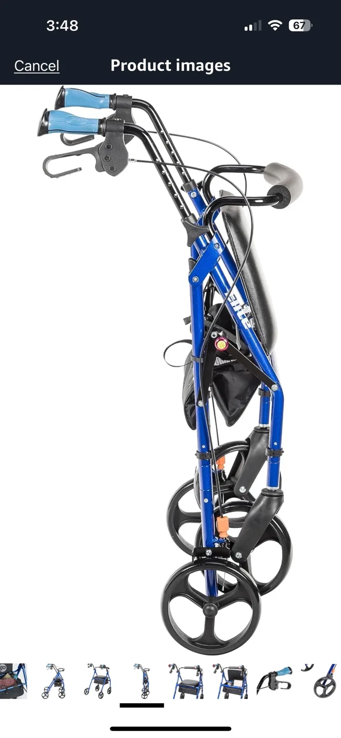 Hugo Elite Dual-Height Rolling Walker 700-959E image indicator(5)