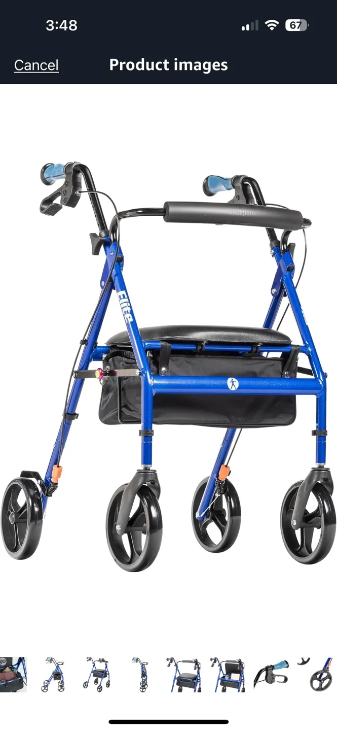 Hugo Elite Dual-Height Rolling Walker 700-959E image indicator(4)