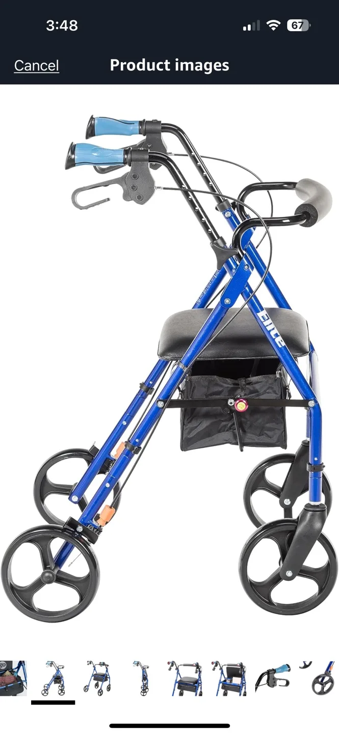 Hugo Elite Dual-Height Rolling Walker 700-959E image indicator(3)