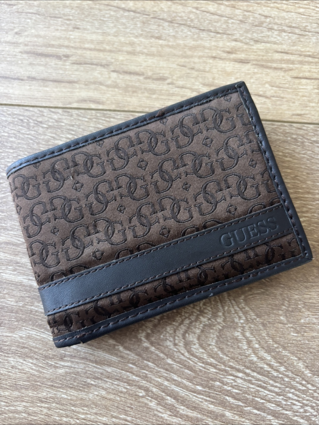 Guess Brown Bi-Fold Wallet