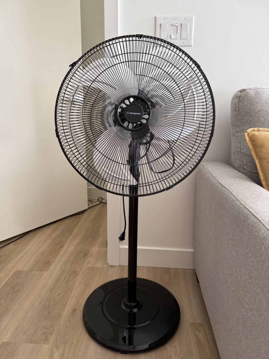 Westinghouse Orbit Oscillating Stand Fan - Black