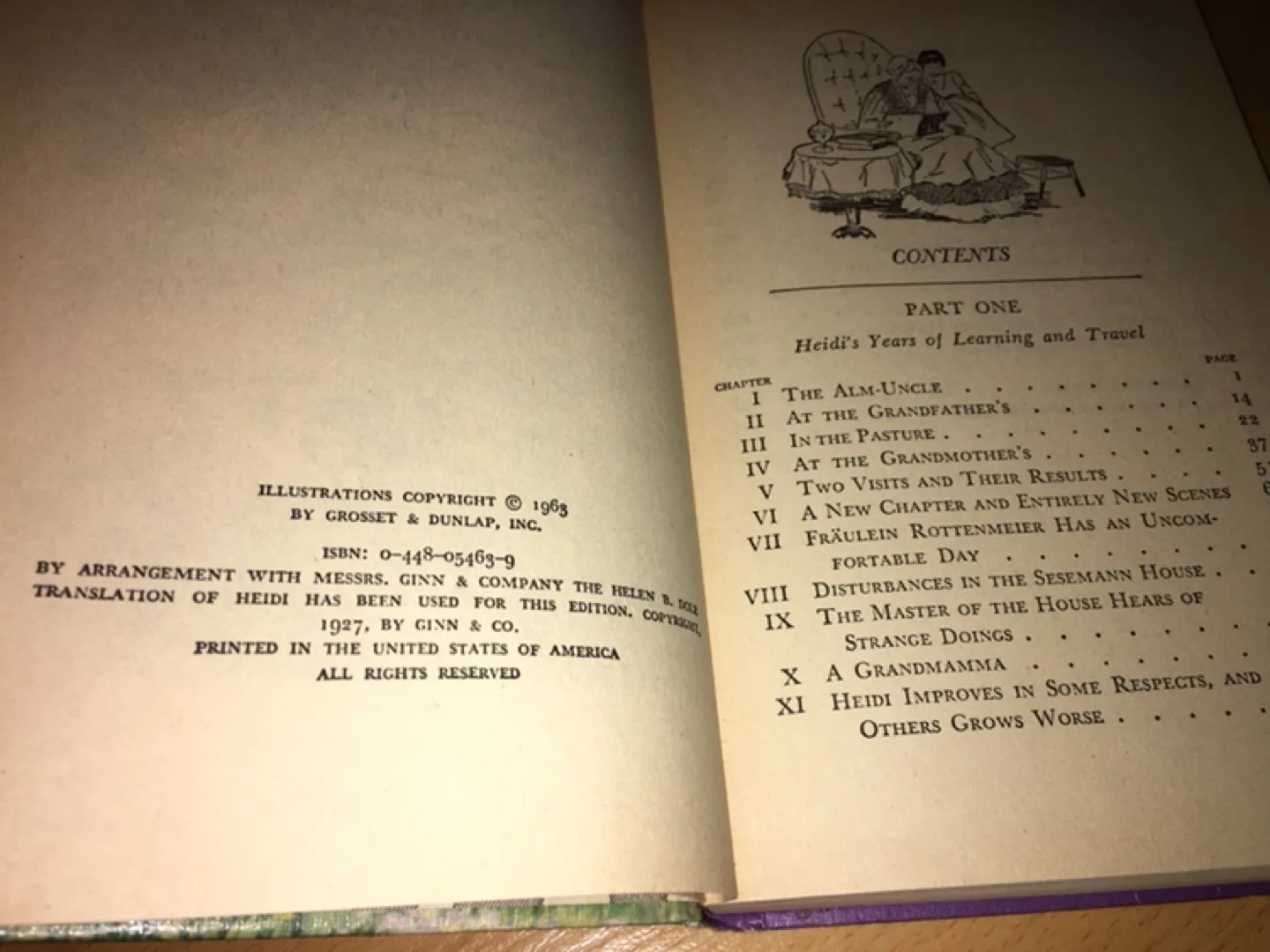 1963 Hardcover Book - Heidi - Companion Library Classic image indicator(2)