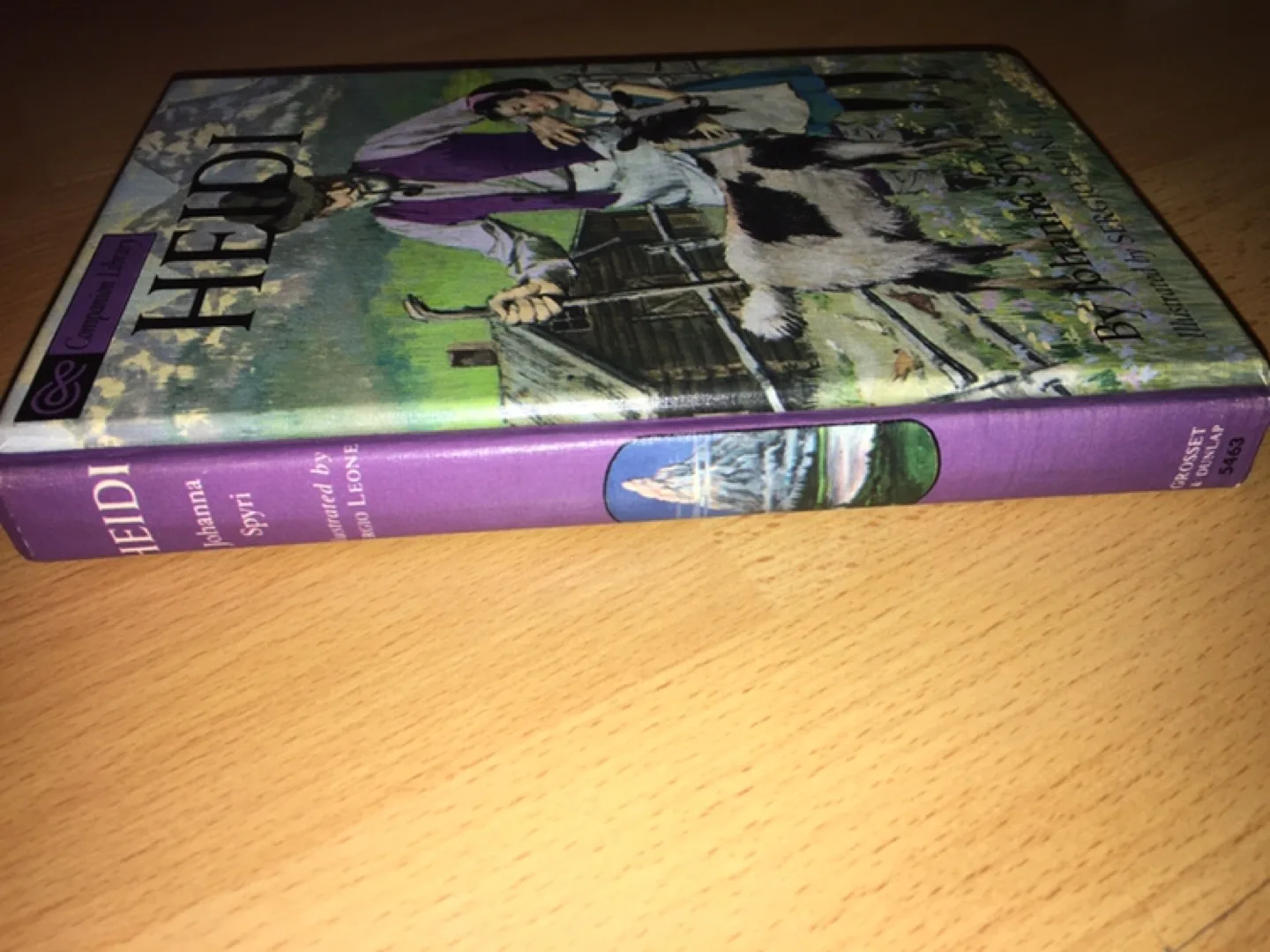 1963 Hardcover Book - Heidi - Companion Library Classic image indicator(5)