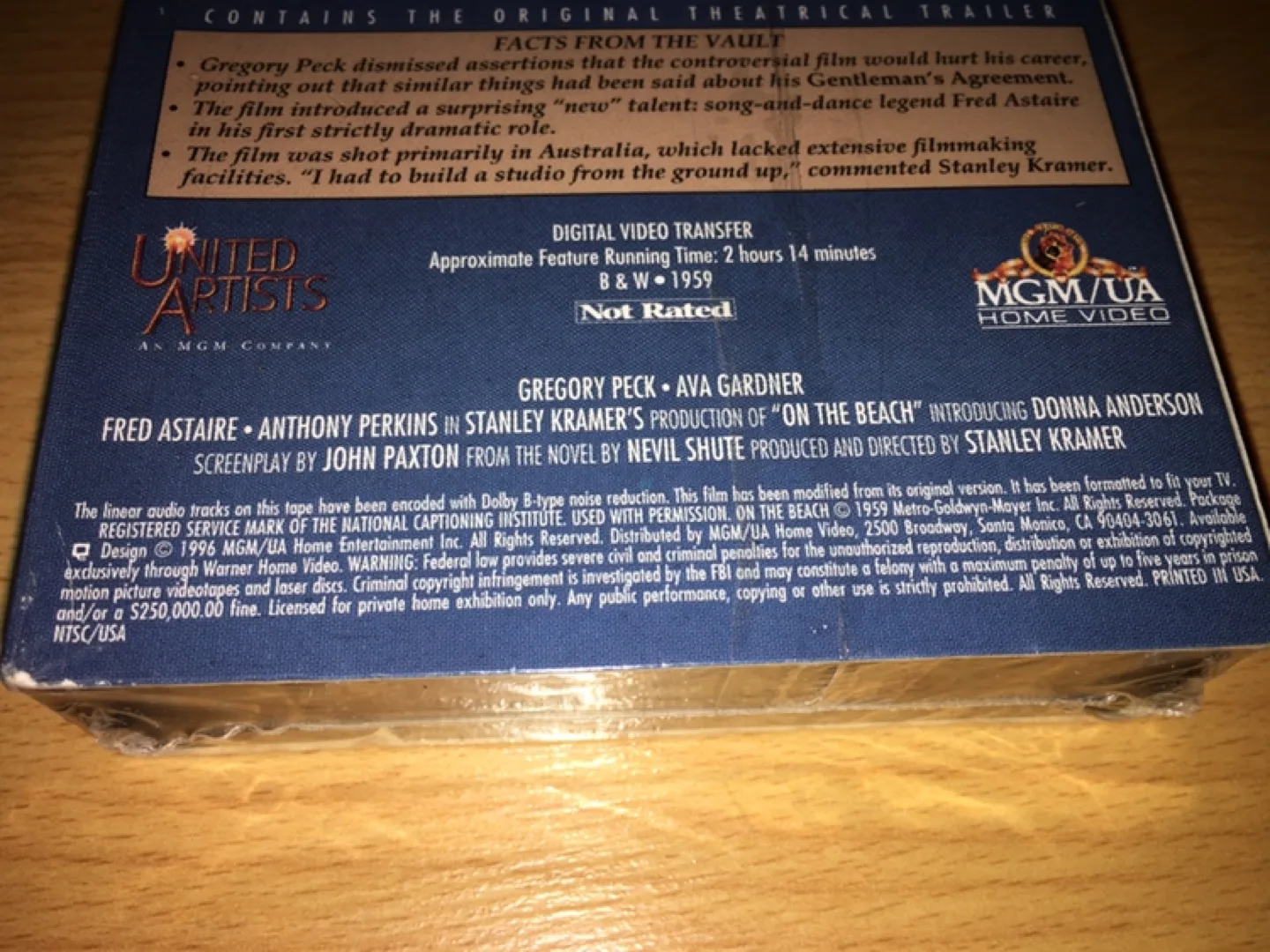 Brand new and sealed - VHS On The Beach Tape image indicator(3)