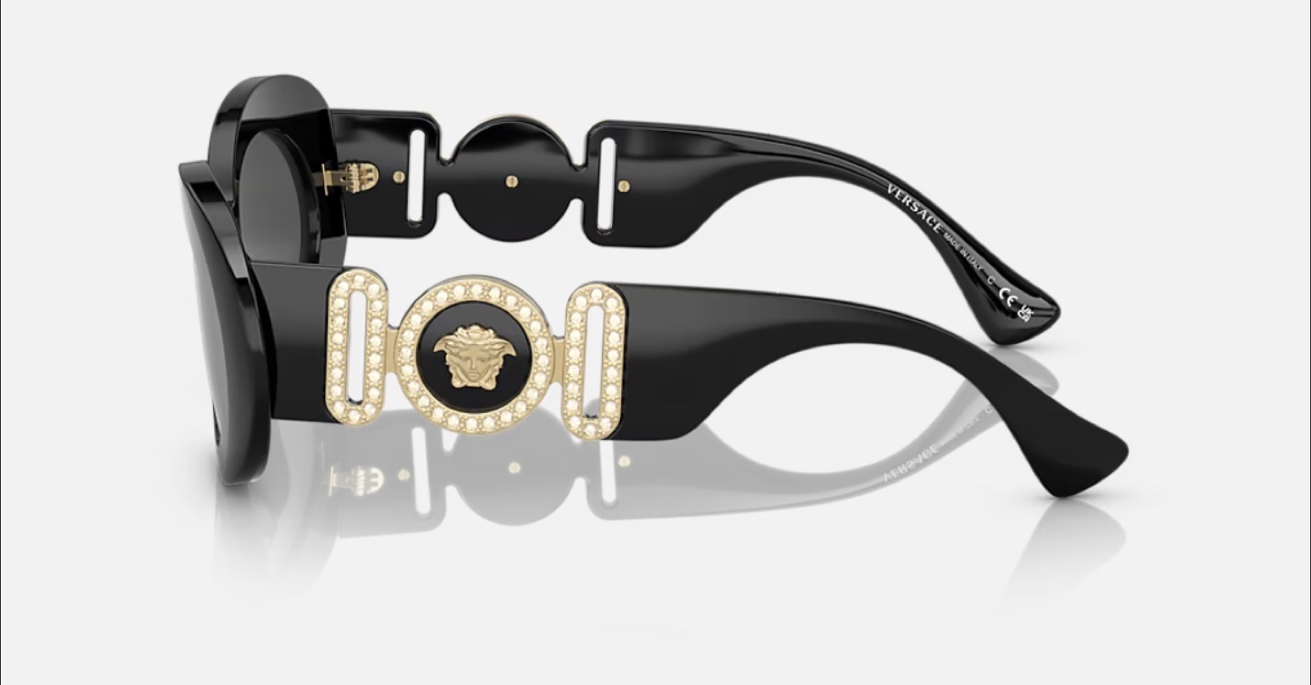 Versace Medusa 101 Sunglasses - Black - photo 2