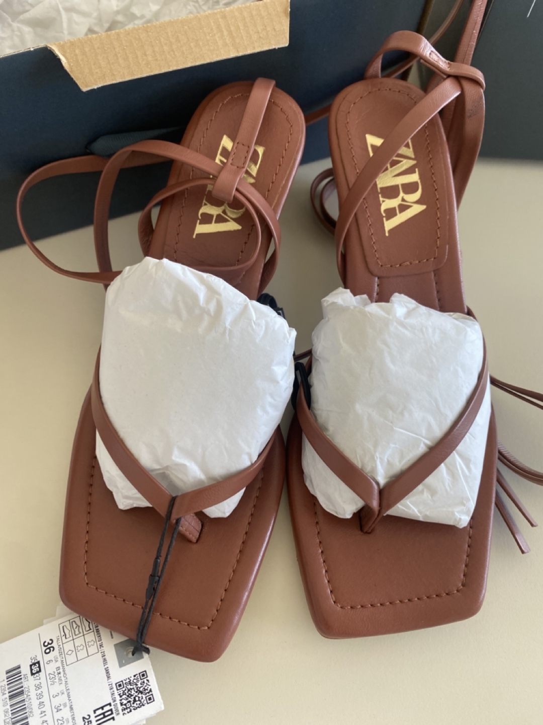 Zara Rosad Osc light brown Sandals - Size 6 - photo 3
