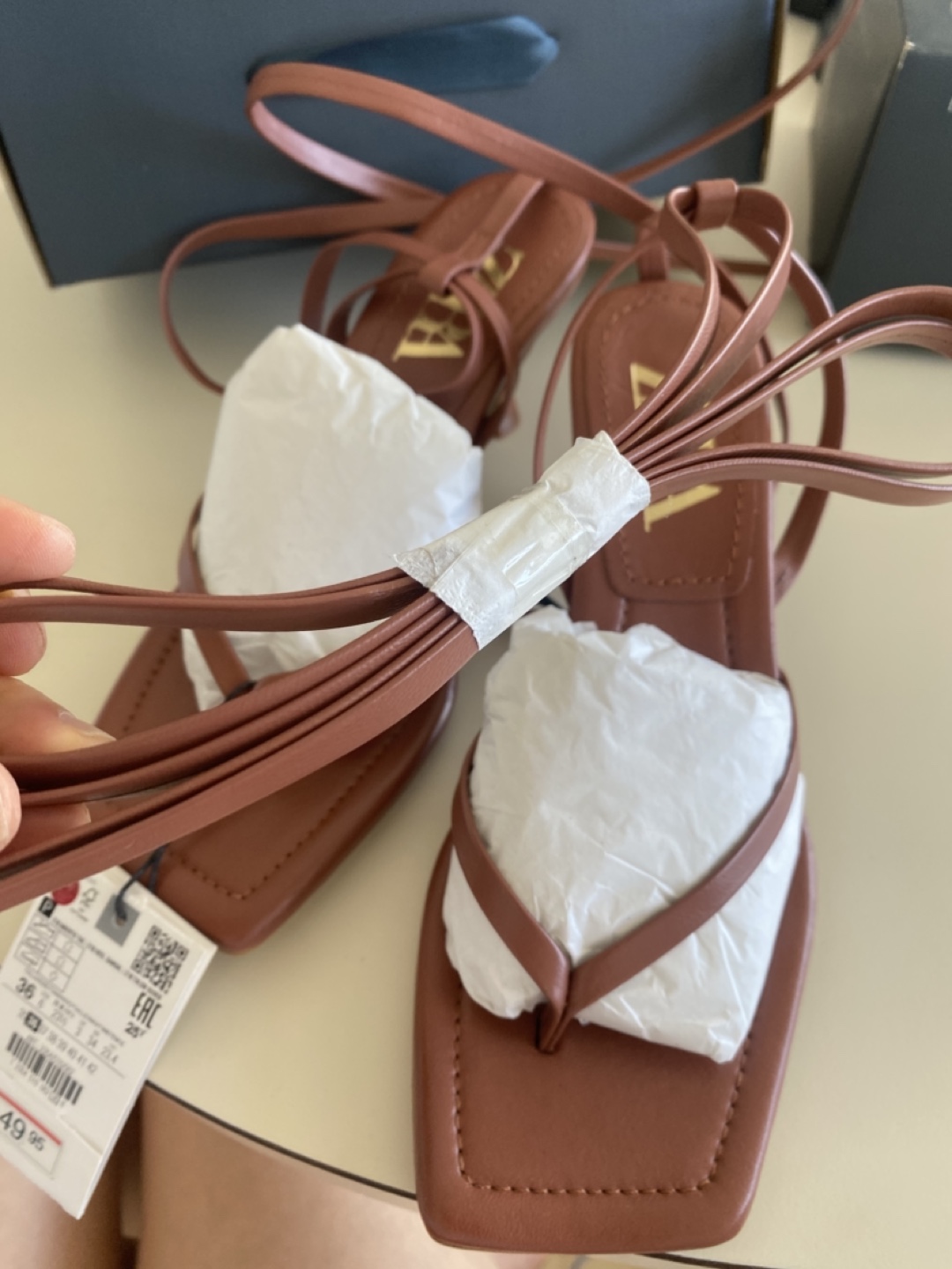 Zara Rosad Osc light brown Sandals - Size 6 - photo 4