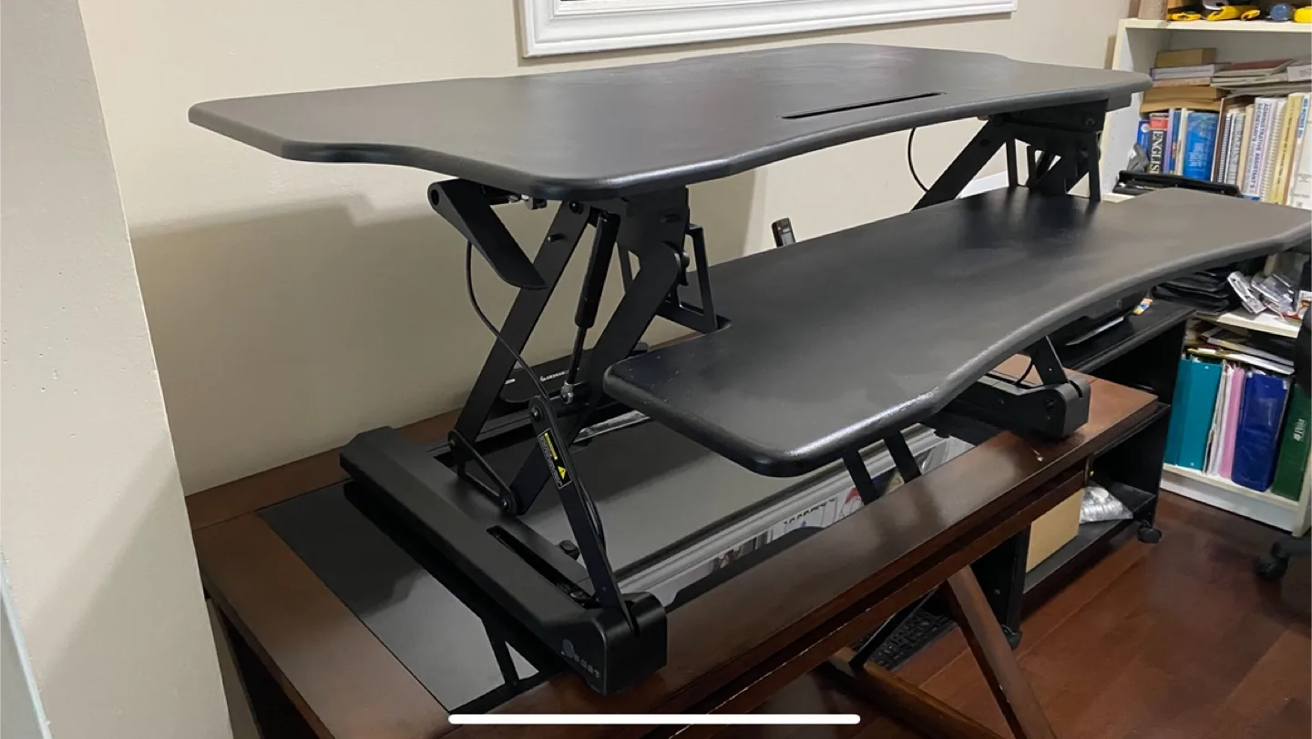 Standing Desk Converter - Black thumbnail
