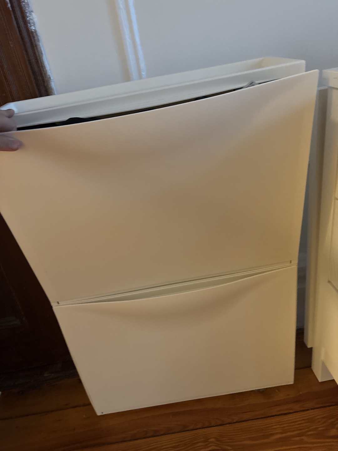 White Shoe Cabinet