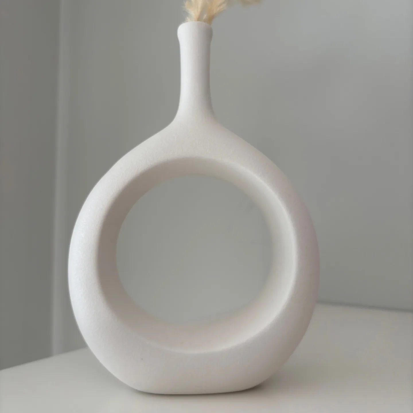 White Ceramic Vase image indicator(3)