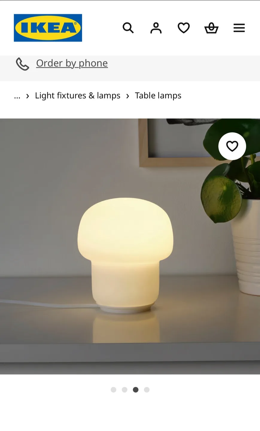 Table Lamp - Mushroom Style image indicator(2)