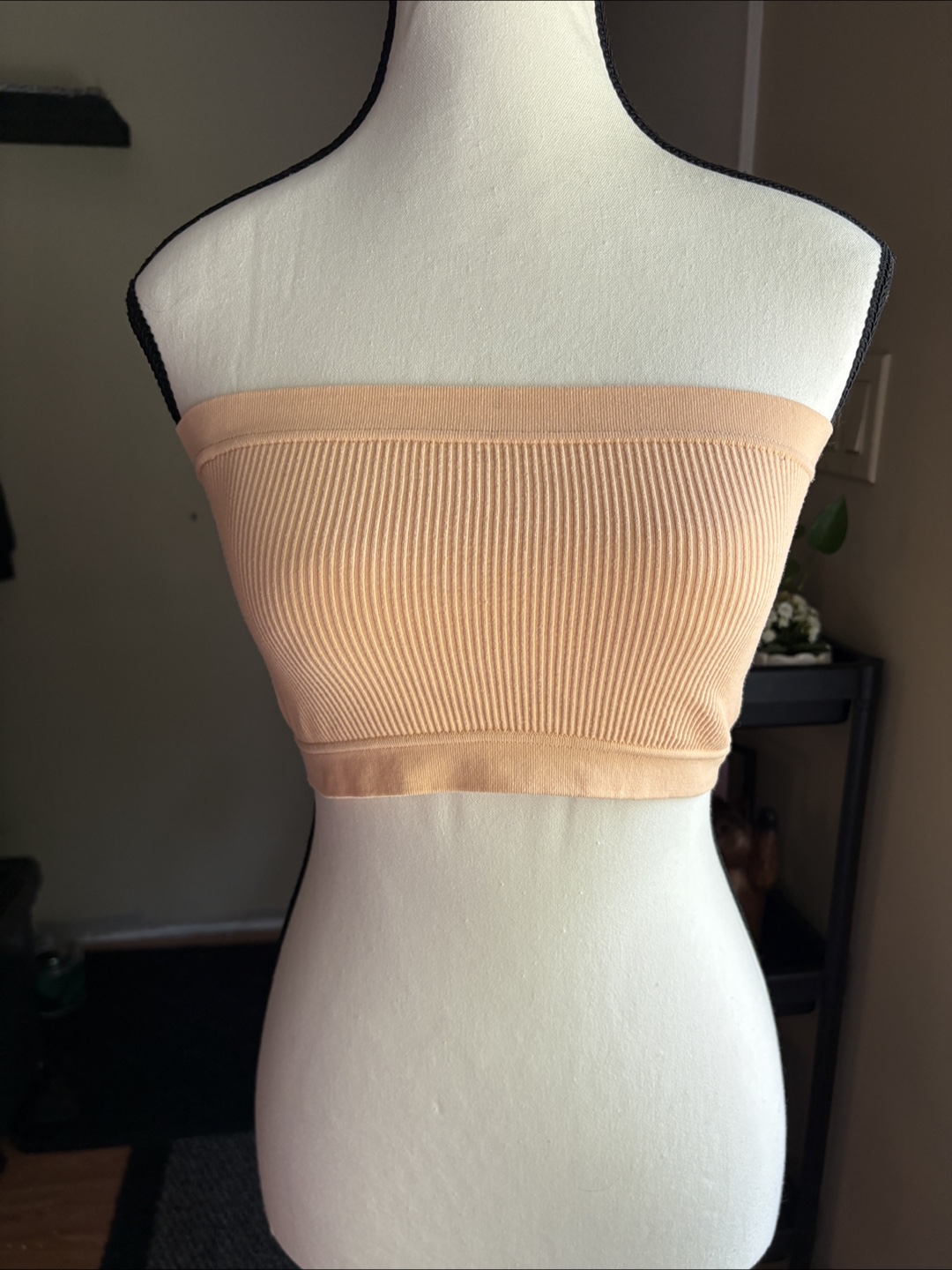 Garage Light Peach Ribbed Top - photo 3
