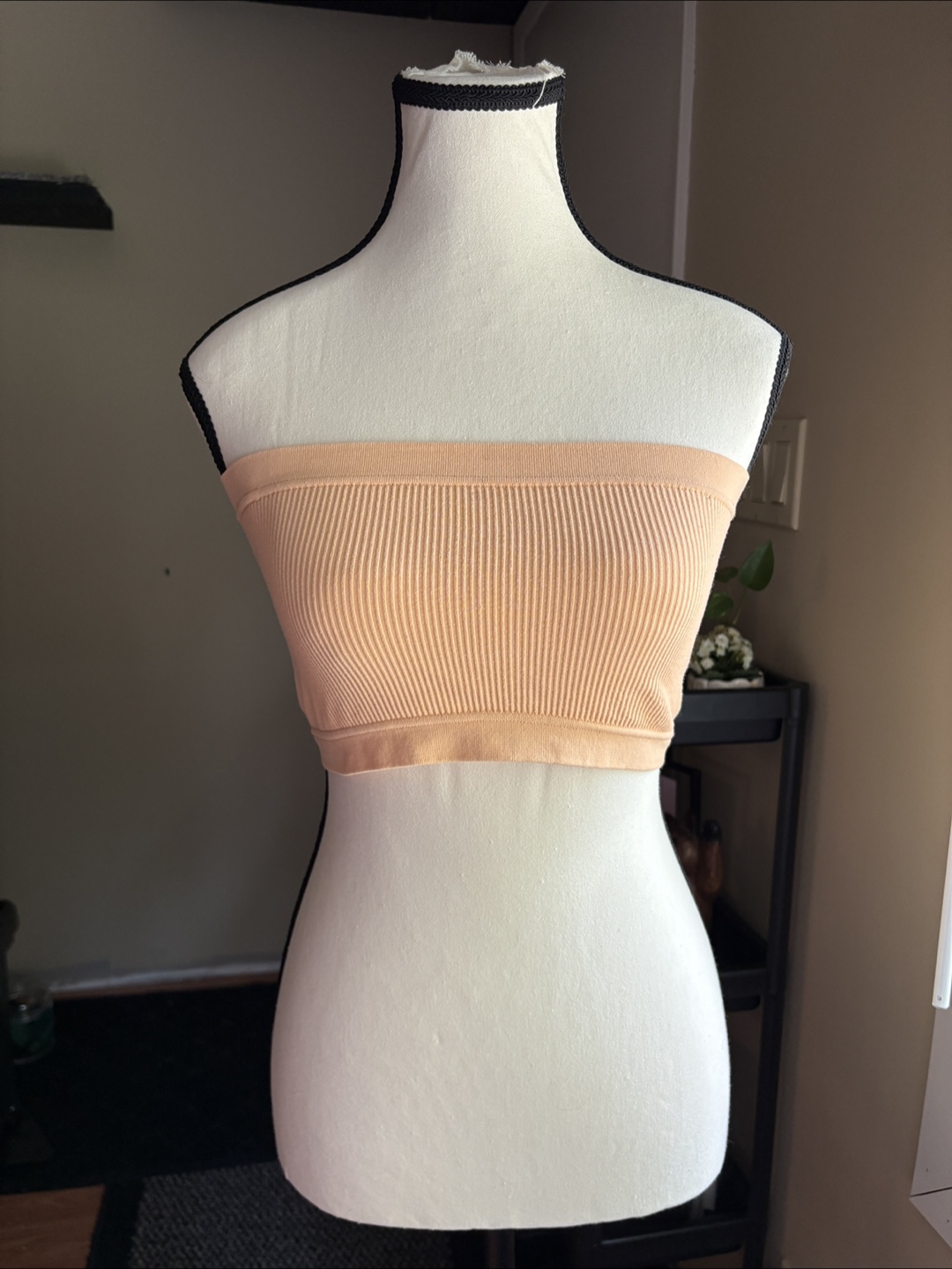 Garage Light Peach Ribbed Top - photo 4
