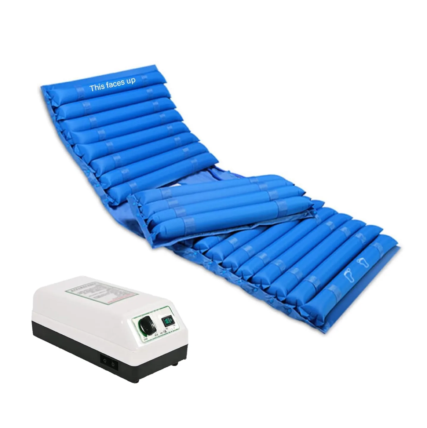 Anti-Bedsore Air Pressure Mattress Pad with Pump. thumbnail