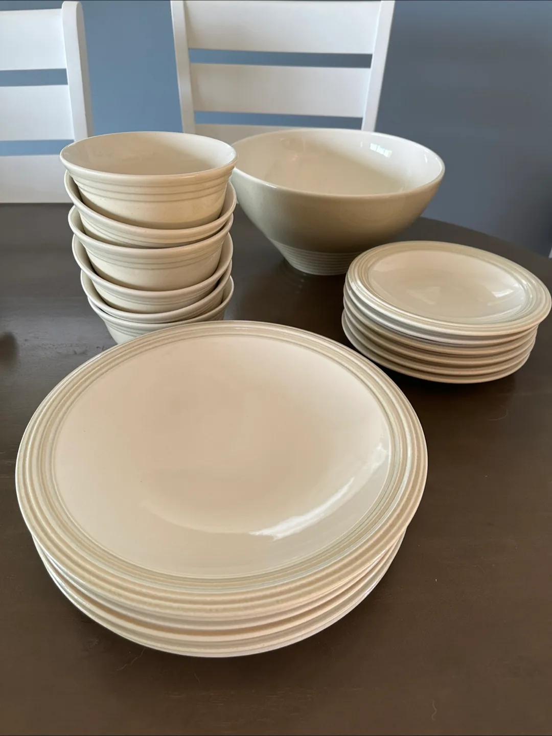 Pfaltzgraff Cappuccino Stoneware Set USA thumbnail