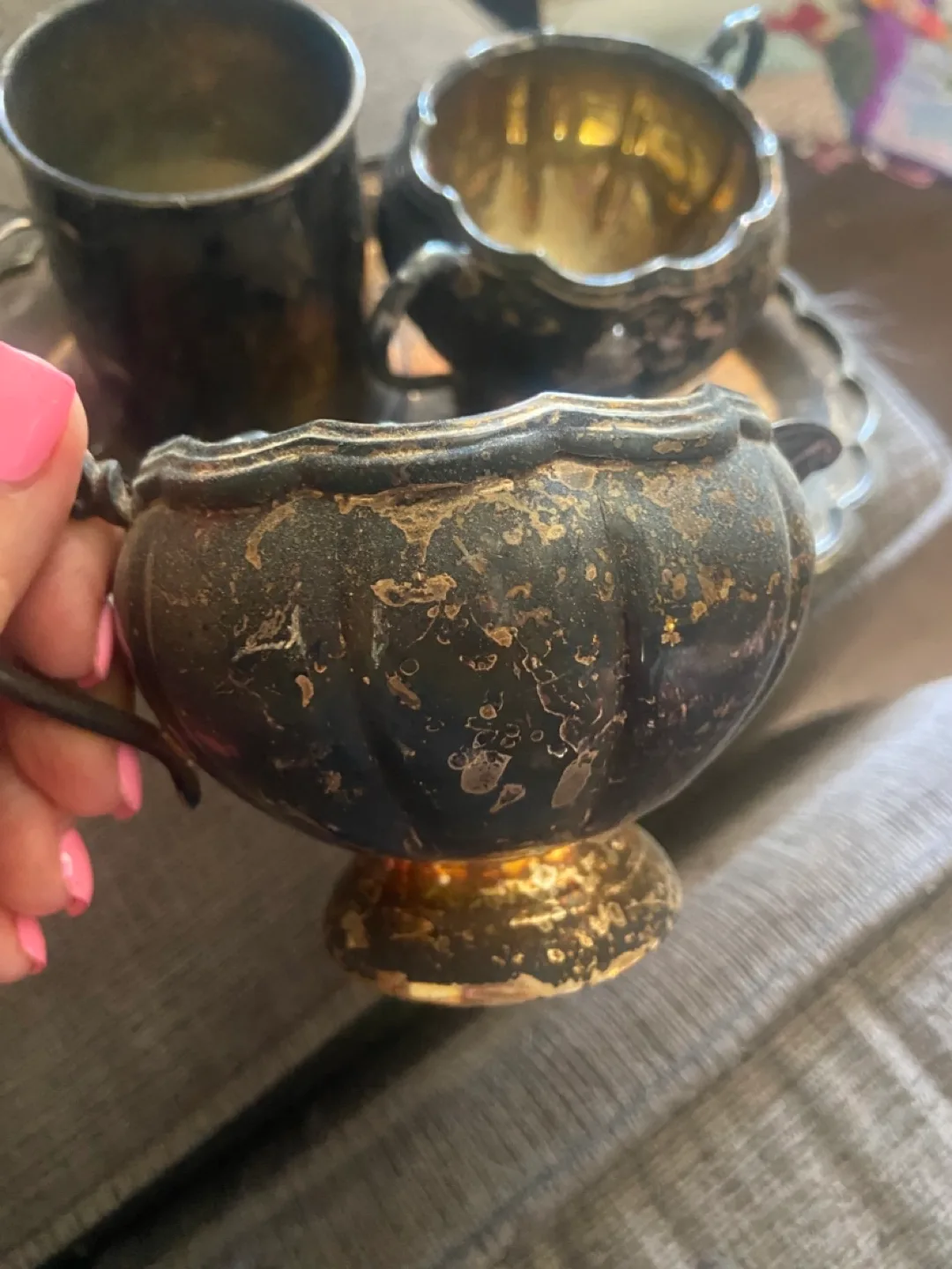 Vintage Silver Plated Tea Set image indicator(3)