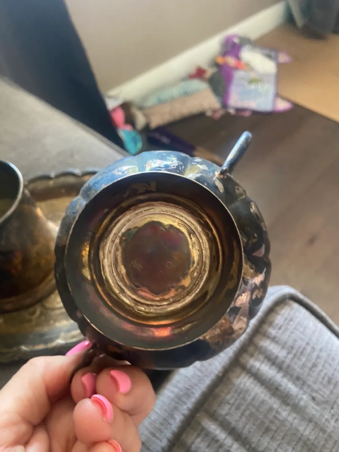 Vintage Silver Plated Tea Set image indicator(7)