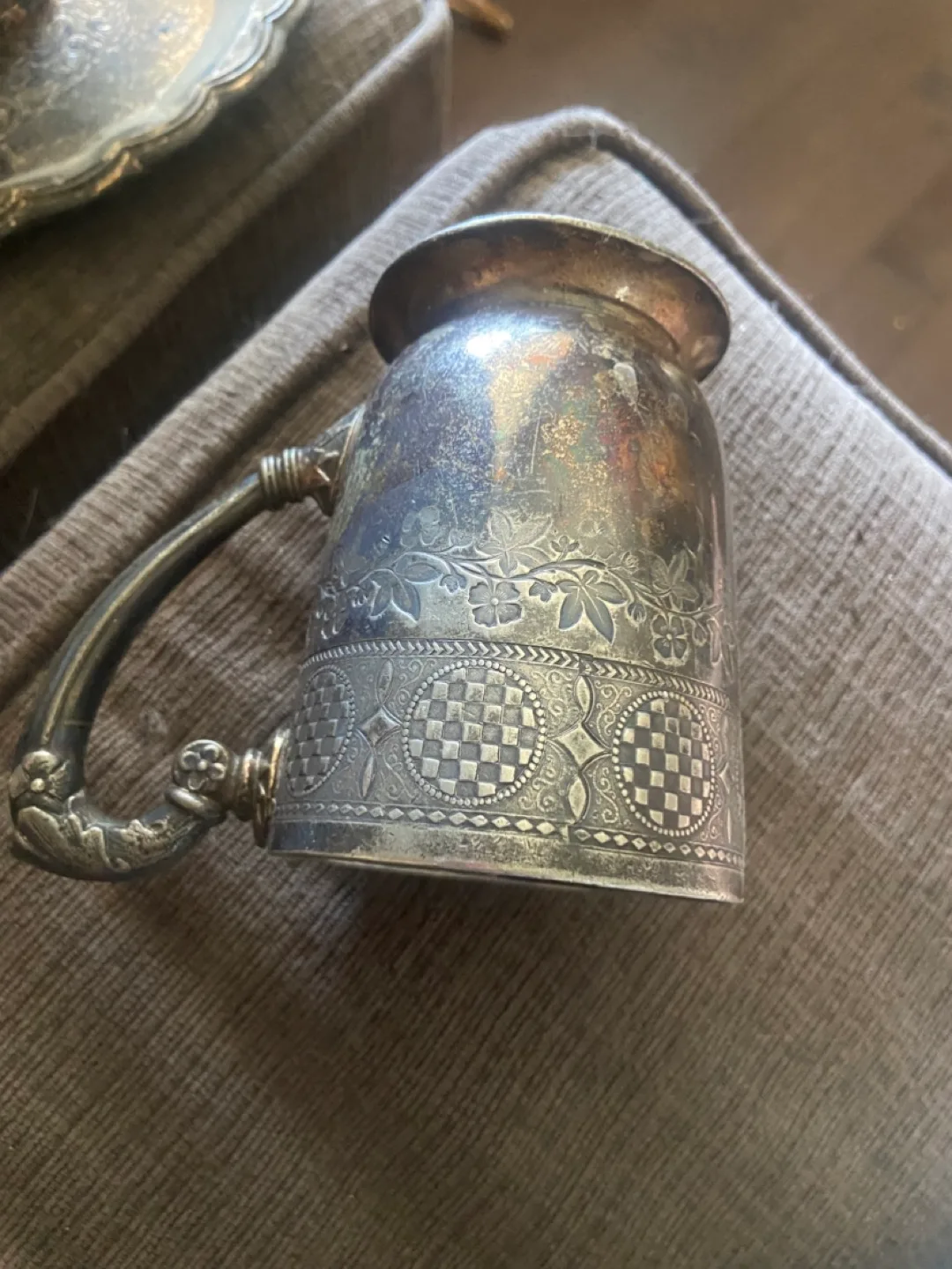 Vintage Silver Plated Tea Set image indicator(10)