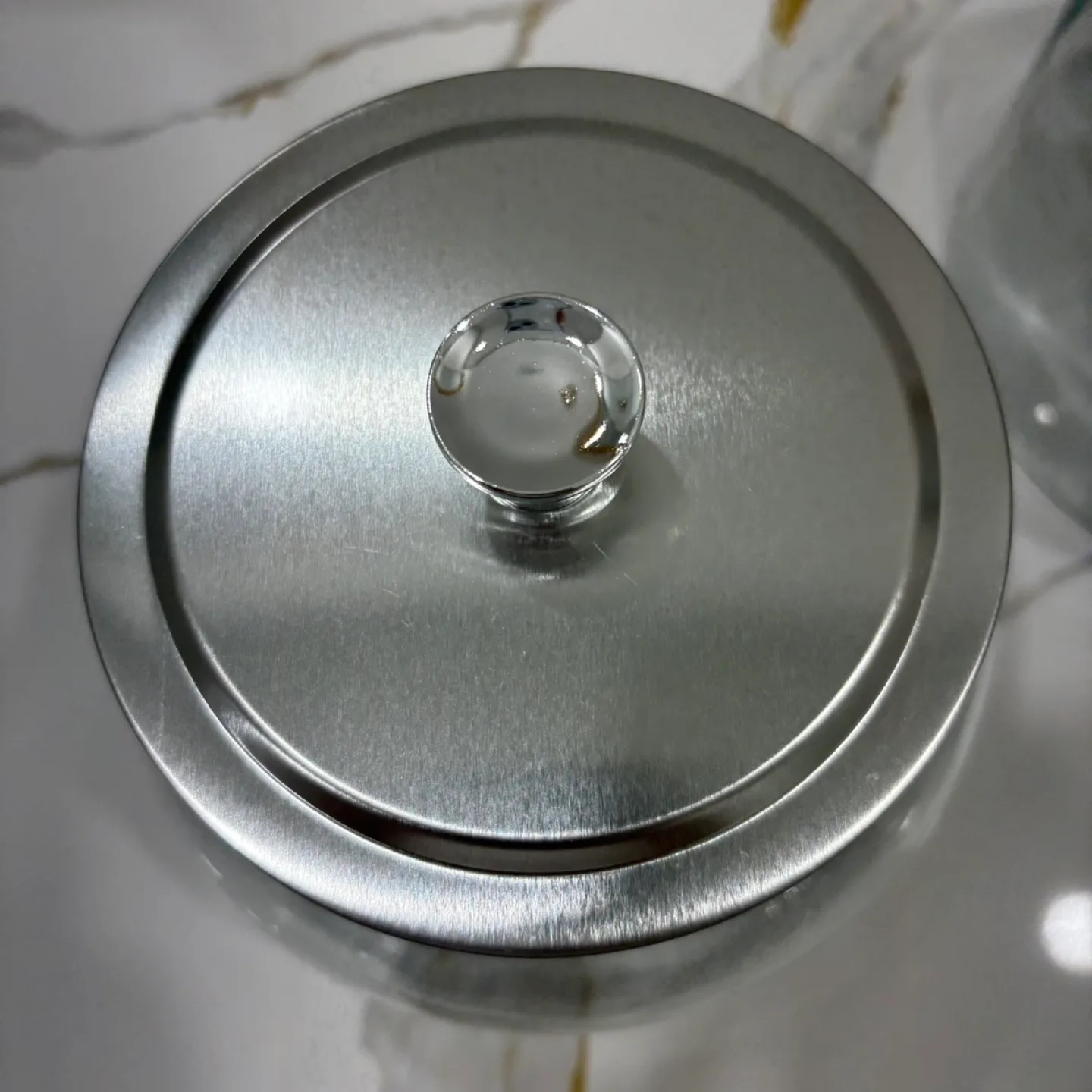 Set of Glass Jars with Silver Lids image indicator(7)