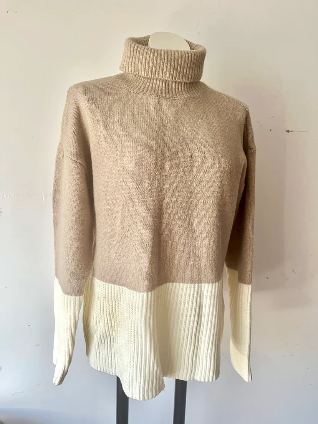 Beige Turtleneck Sweater thumbnail