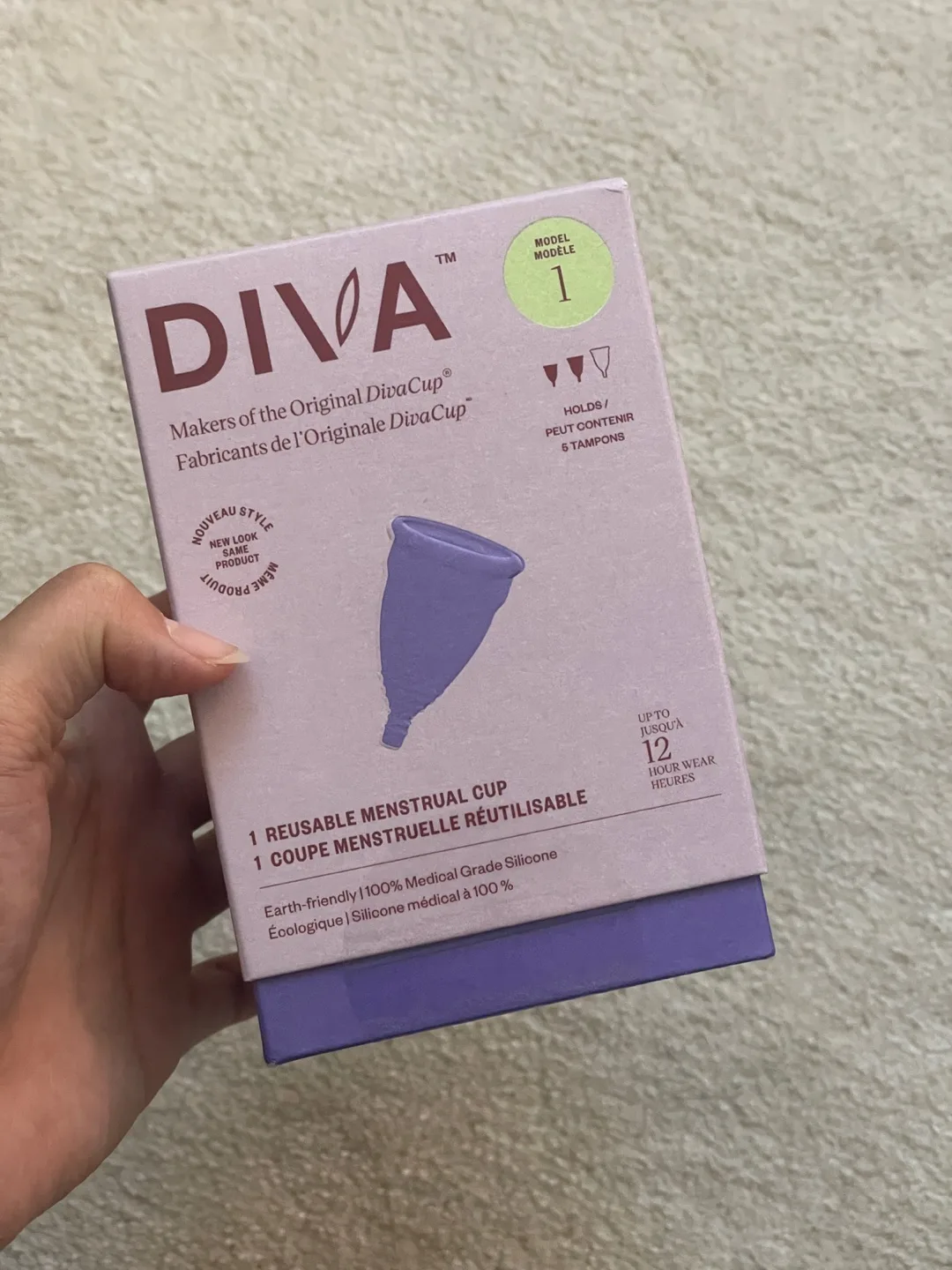 NEW/UNOPENED Diva cup, size 1 thumbnail