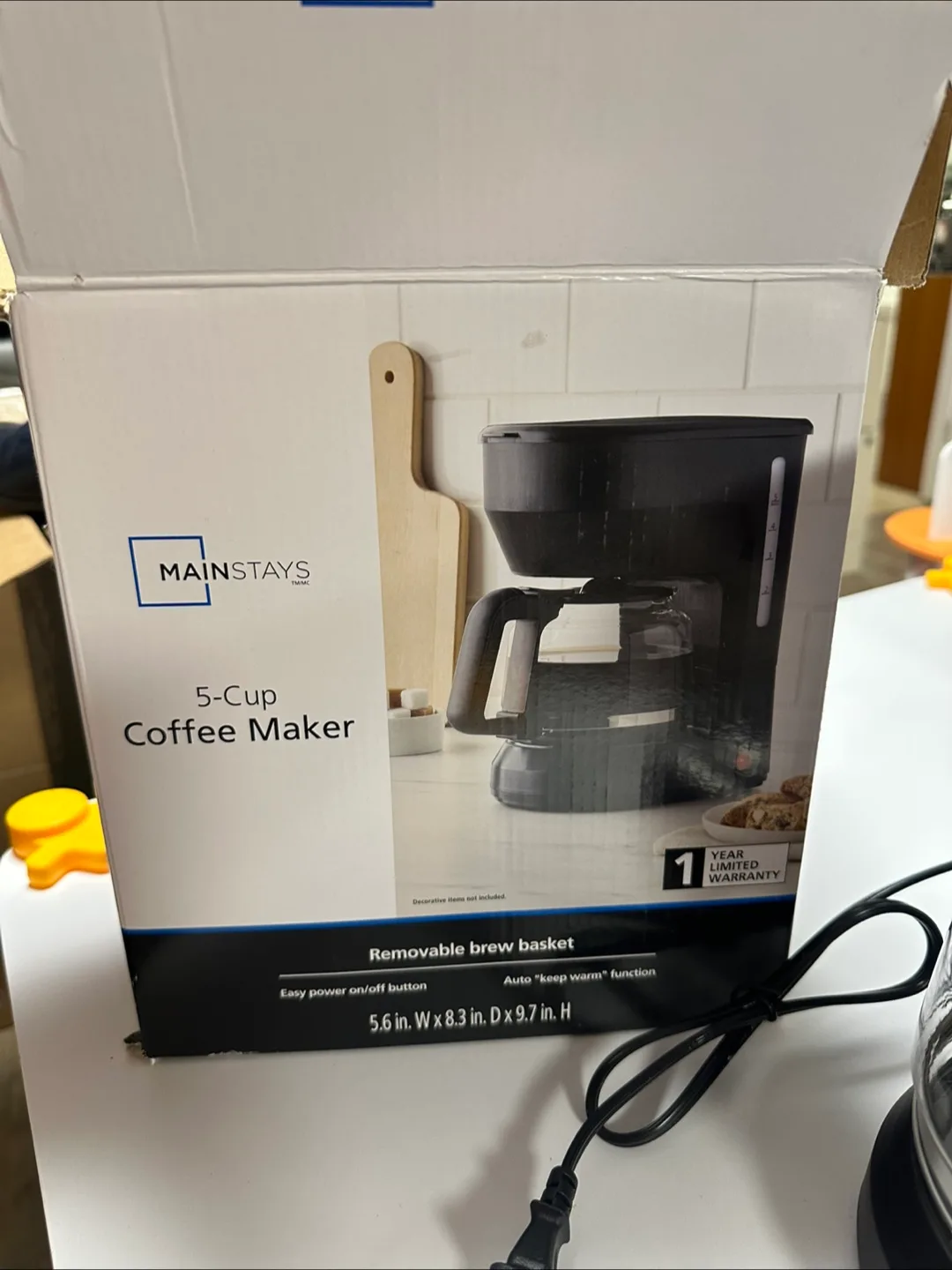 Mainstays 5-Cup Coffee Maker image indicator(3)