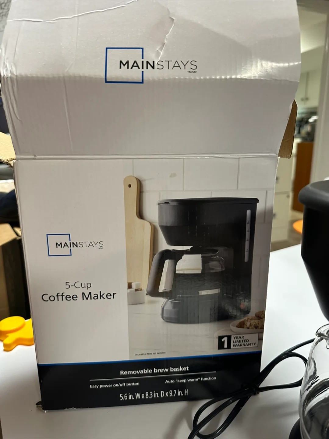 Mainstays 5-Cup Coffee Maker image indicator(4)