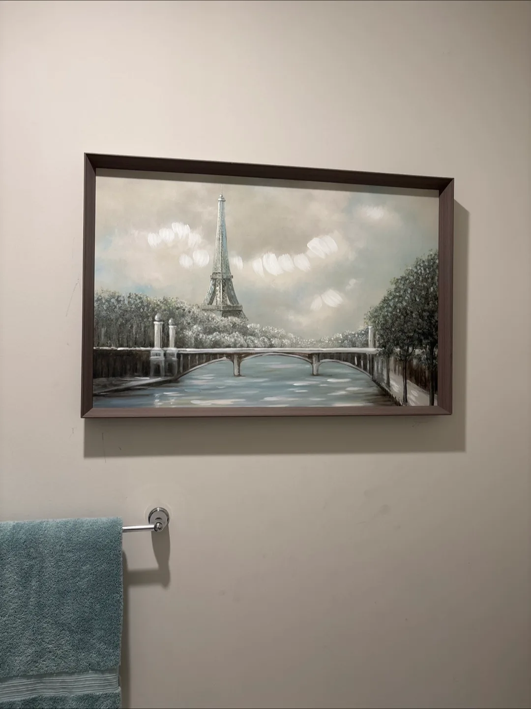 Eiffel Tower Framed Painting thumbnail