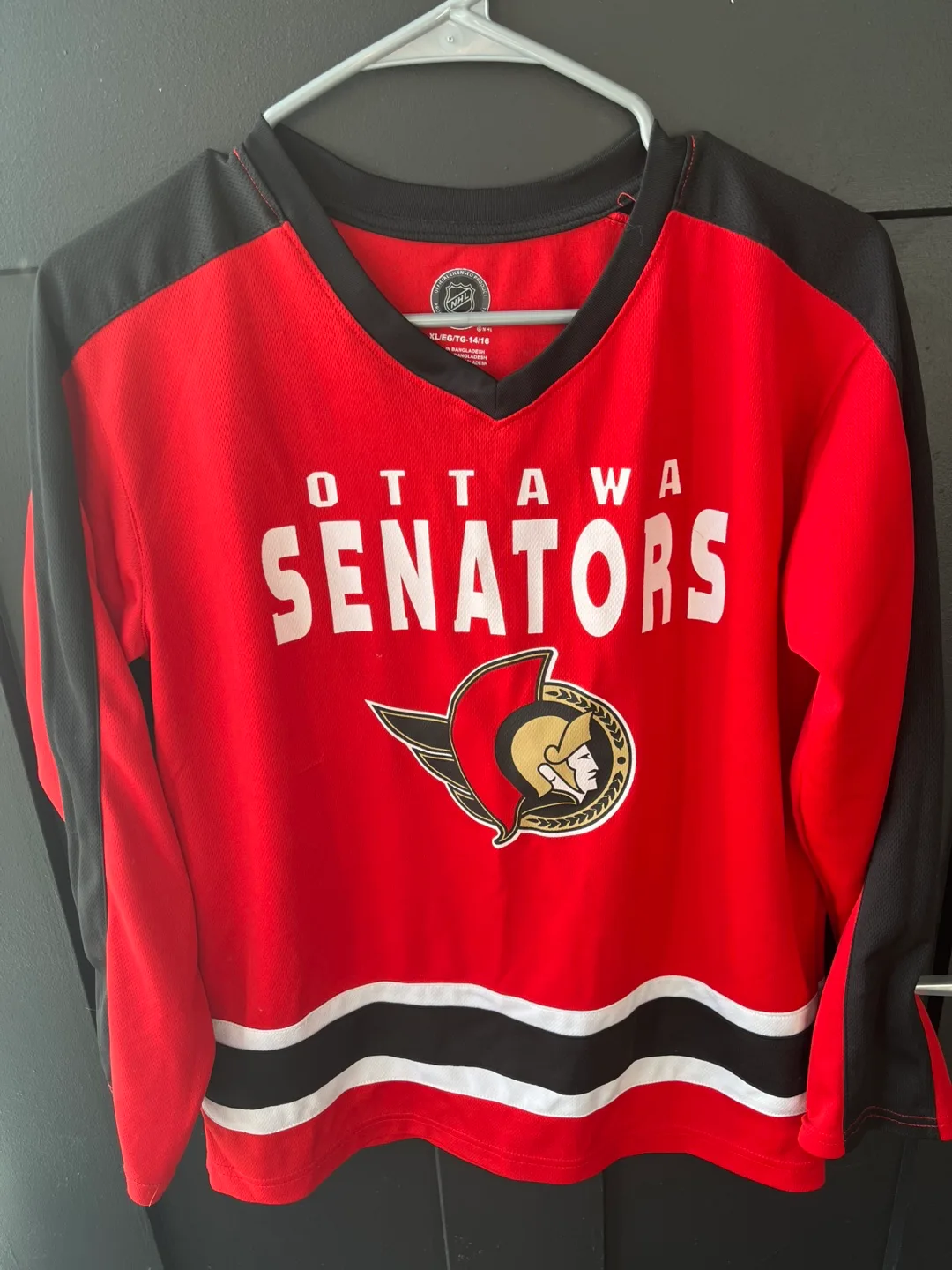 Ottawa Senators NHL Youth XL Hockey Jersey thumbnail
