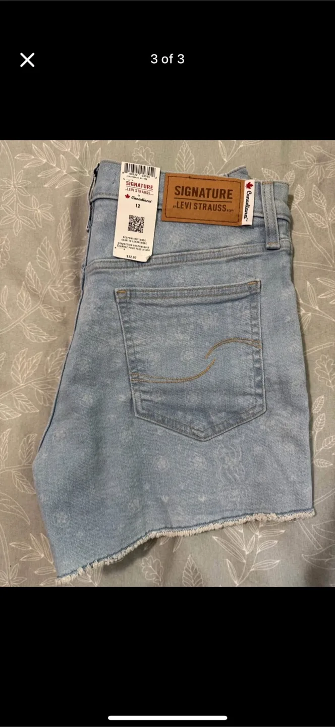 Levis, Denim shorts image indicator(3)