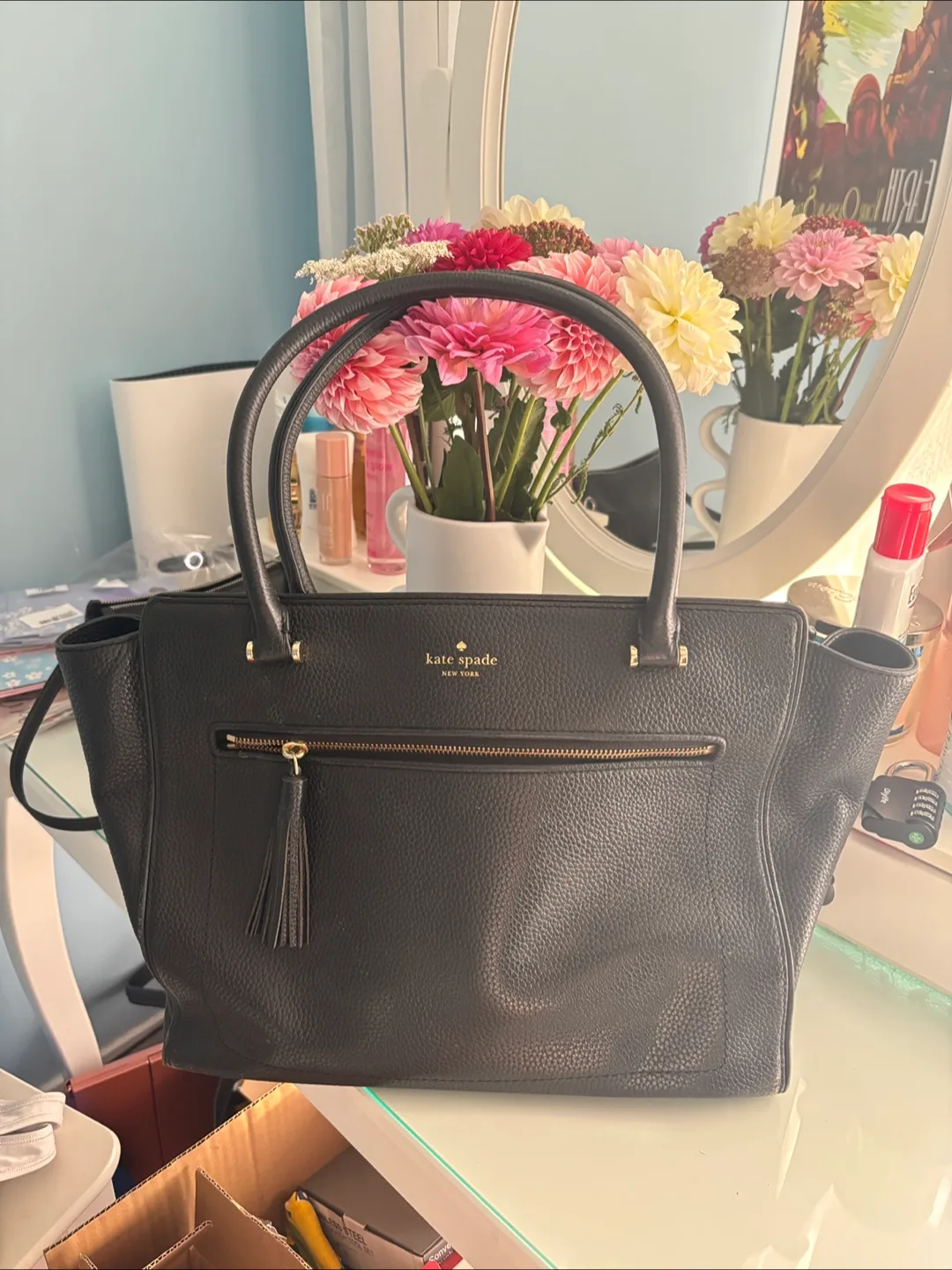 Kate Spade Black Tote Bag thumbnail