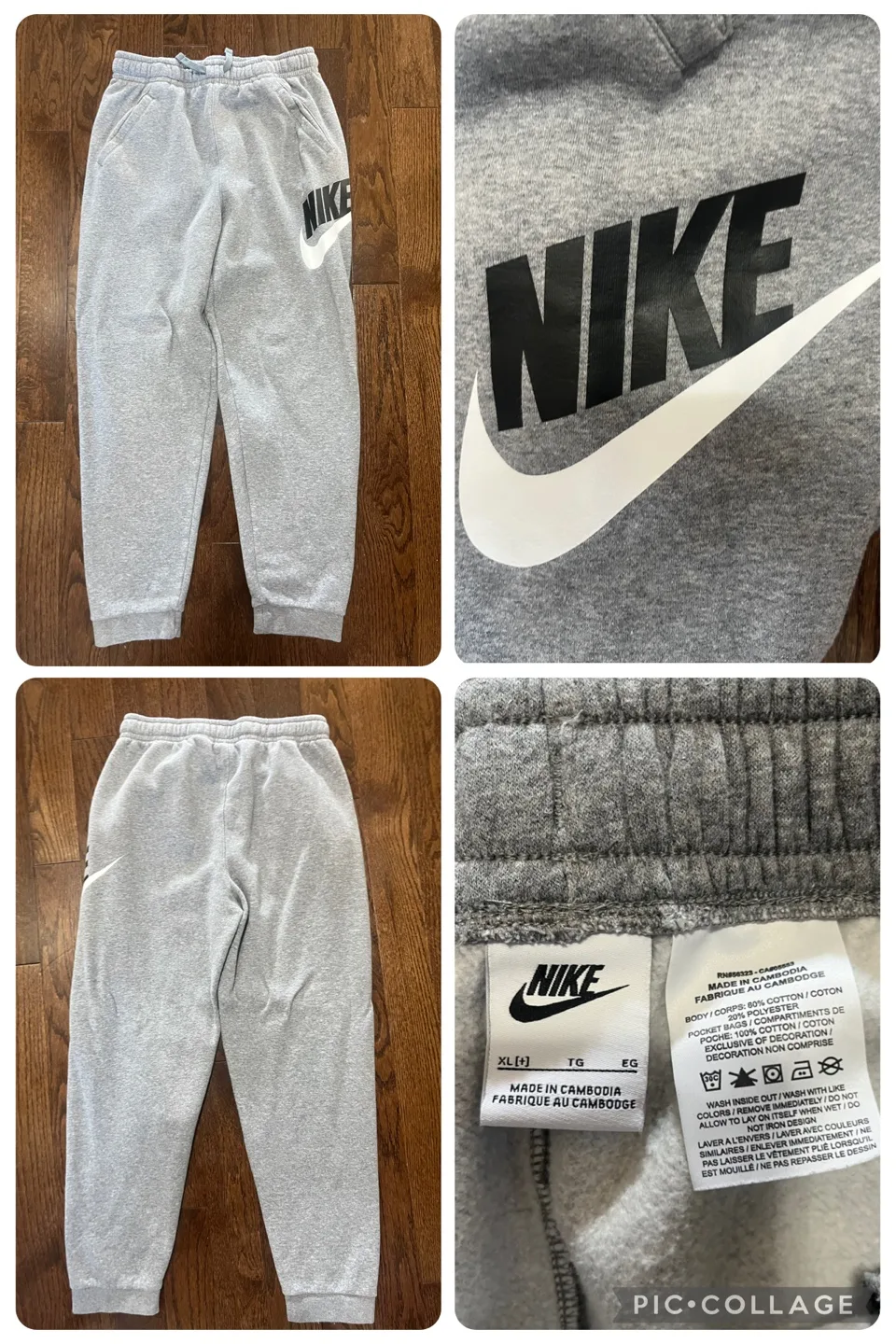BRAND NEW Grey Nike Sweatpants - XL (Older Boys/Youth) thumbnail