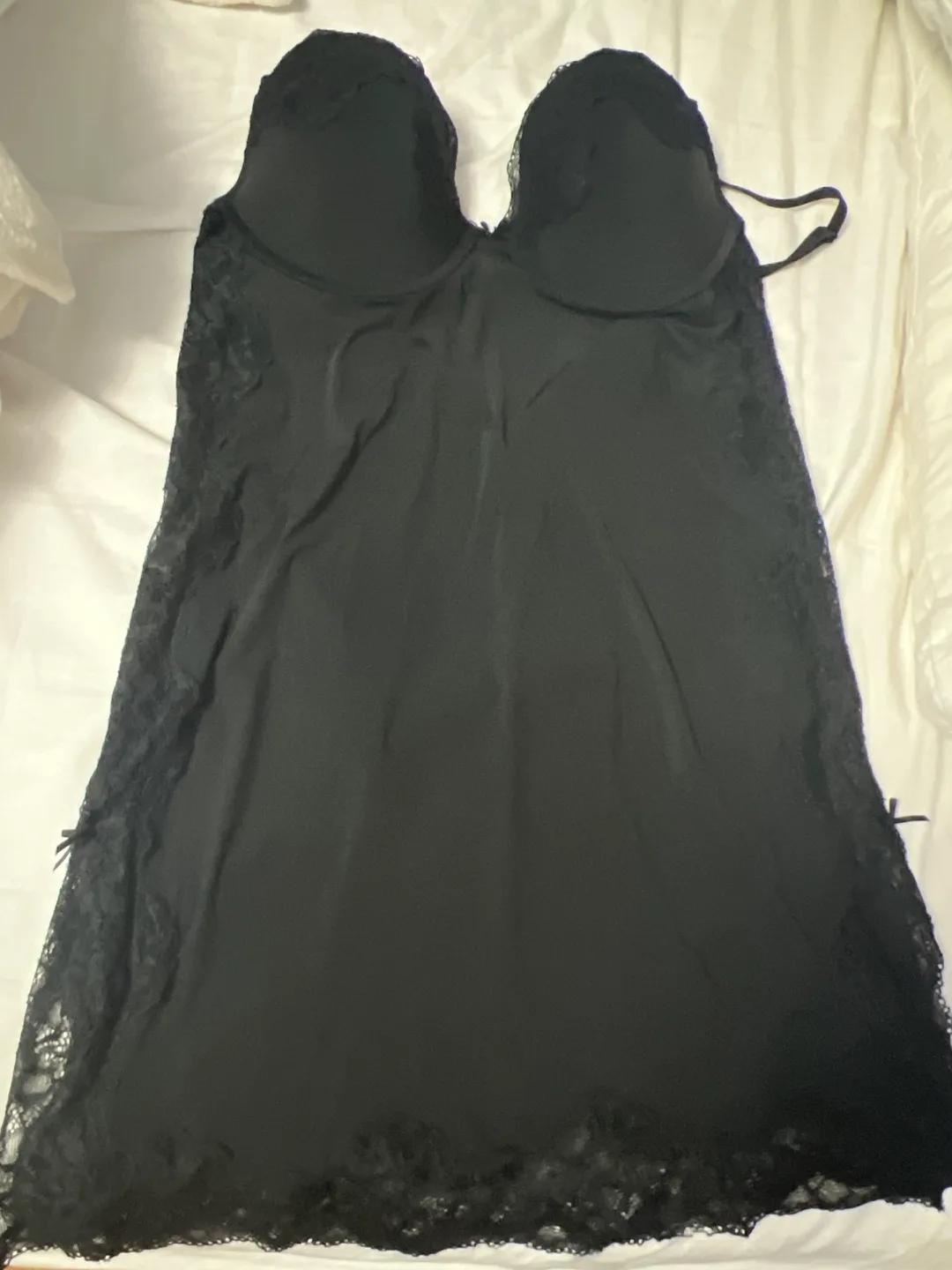 Victoria's Secret Black Babydoll Lingerie - Size 34D thumbnail