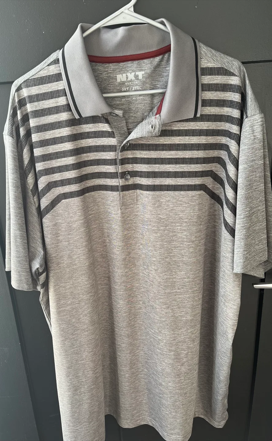 NXT Nortek 2XL Grey Polo Shirt thumbnail