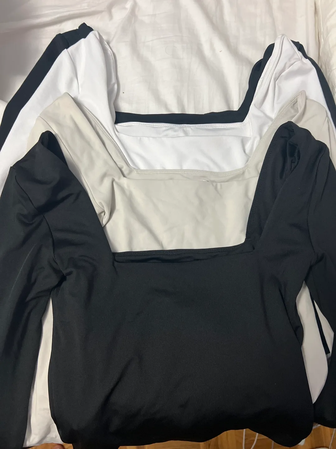 Long Sleeve Square Neck Top Bundle thumbnail