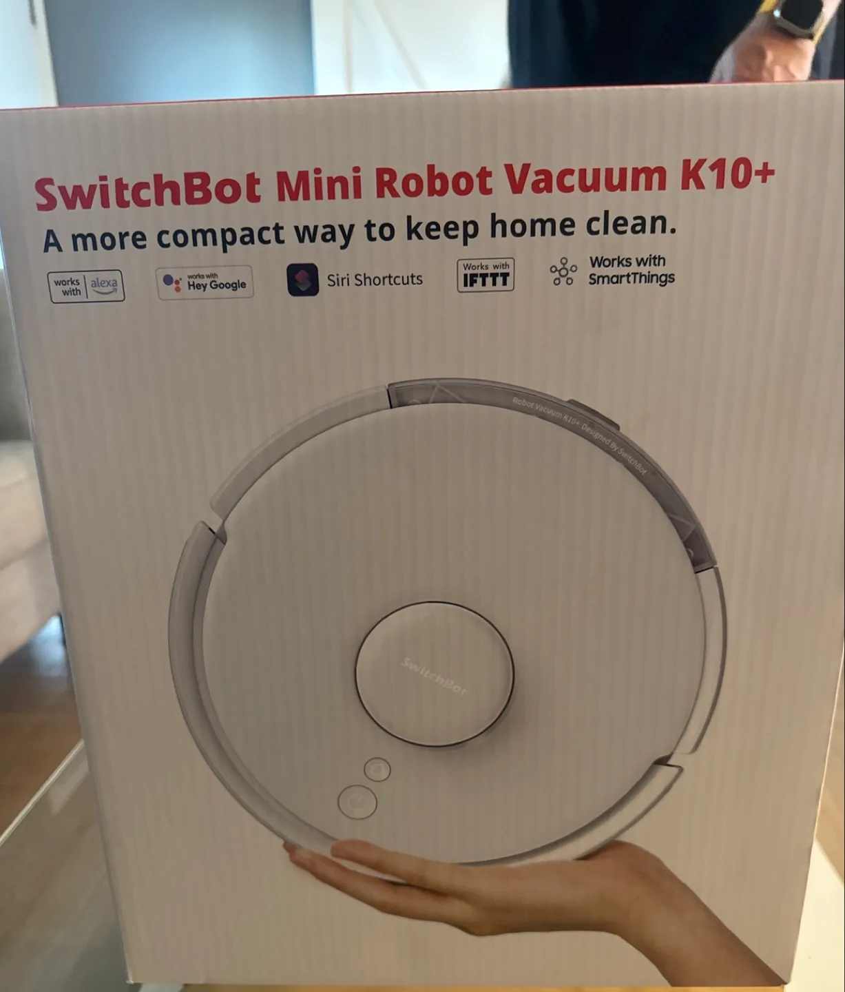 SwitchBot Mini Robot Vacuum K10+ thumbnail