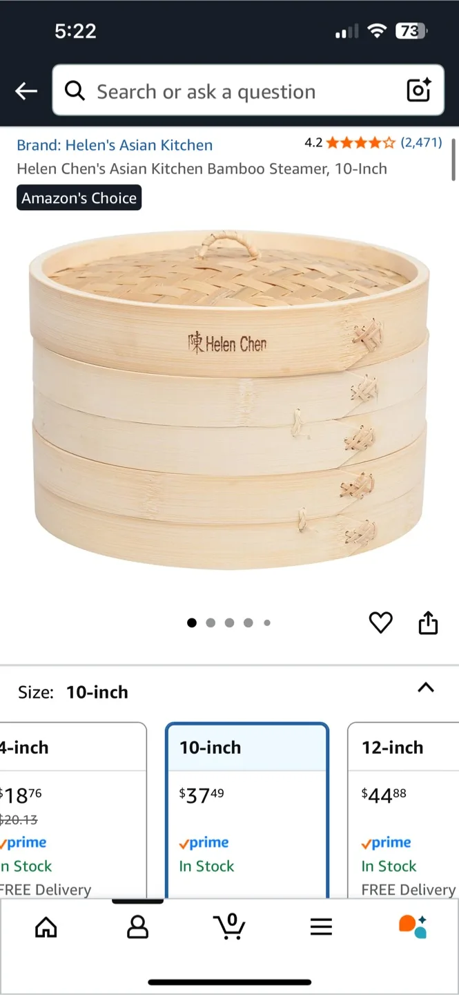 Hot bamboo steamer & non sticky reusable steamer mat thumbnail