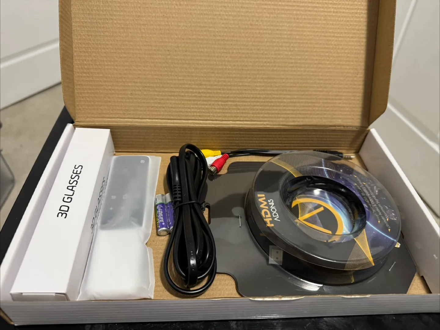 Adonis Projector & 72" Auto-Lock Screen - Like New! image indicator(3)