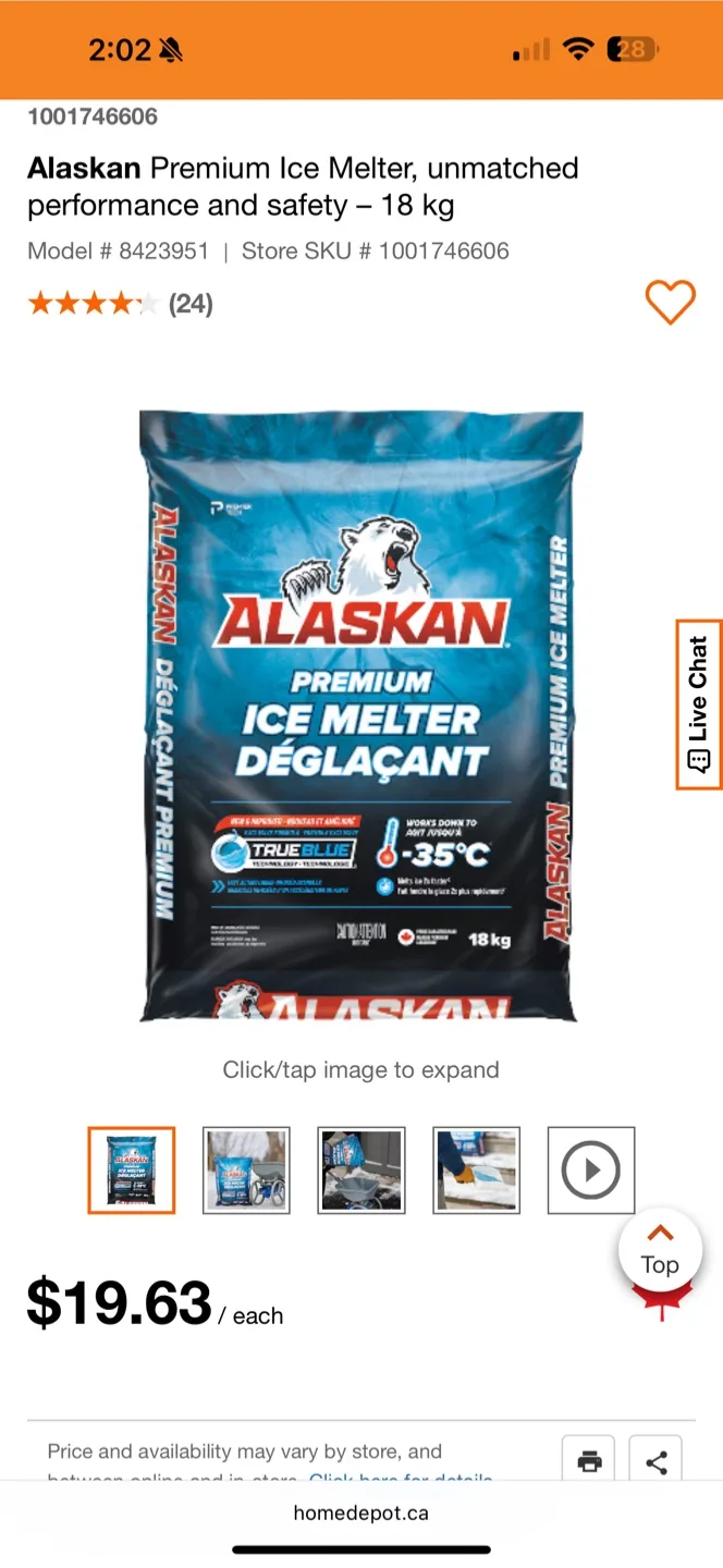 Alaskan Premium Ice Melter - 18 kg thumbnail