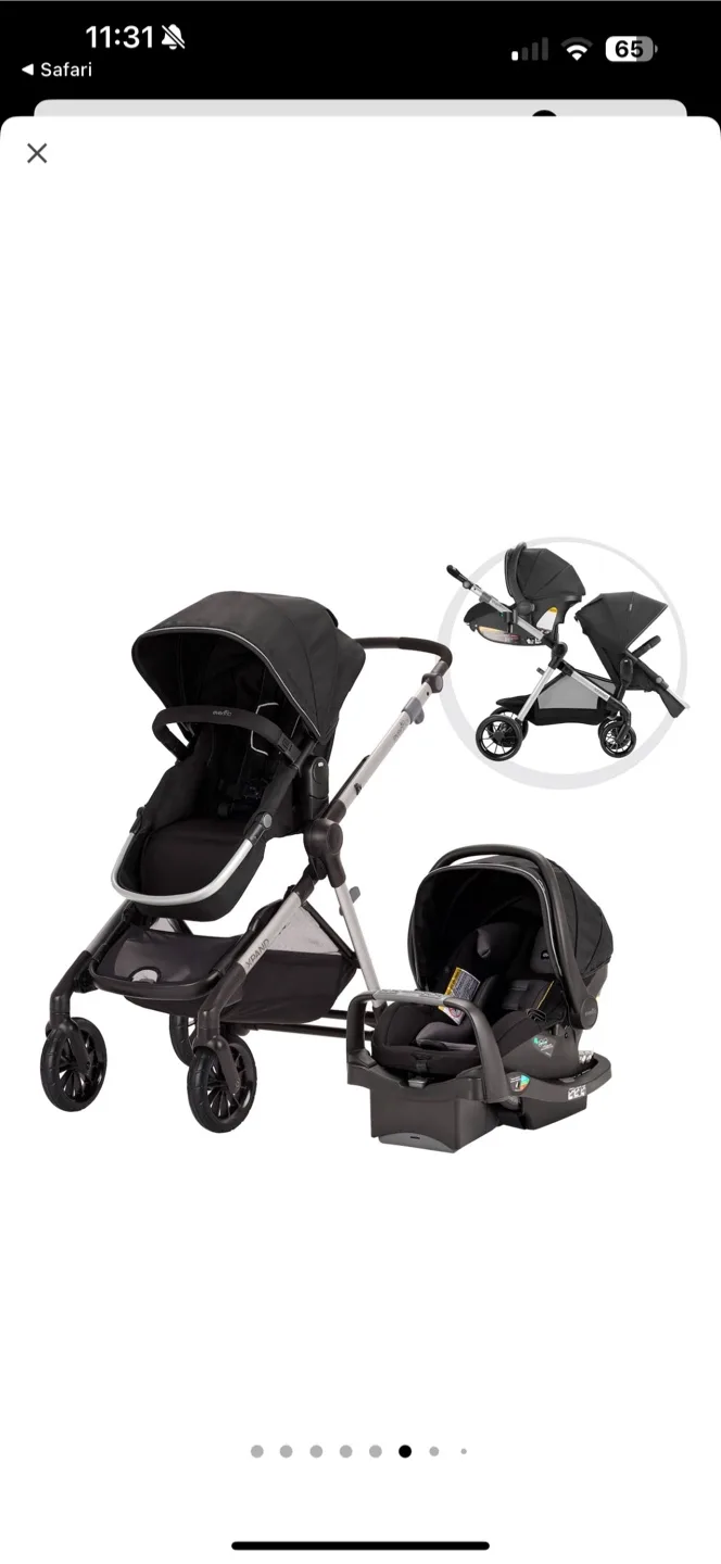 Evenflo Pivot Xpand Stroller & car seat and multiple accessories thumbnail