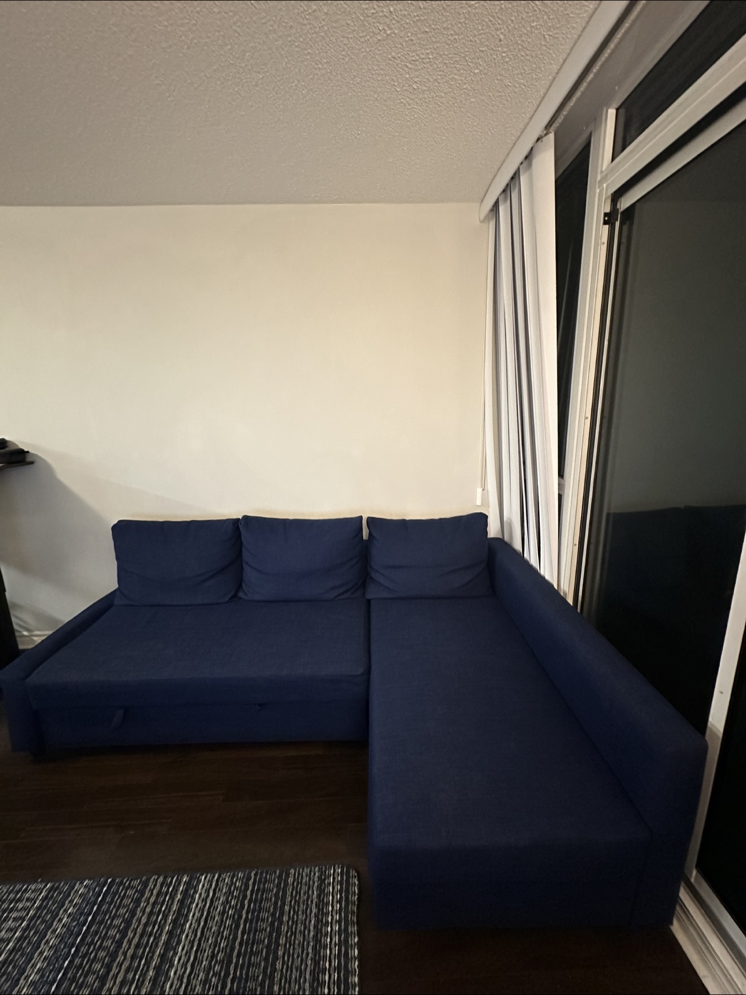 IKEA Friheten Sleeper Sectional Sofa - Blue - photo 2