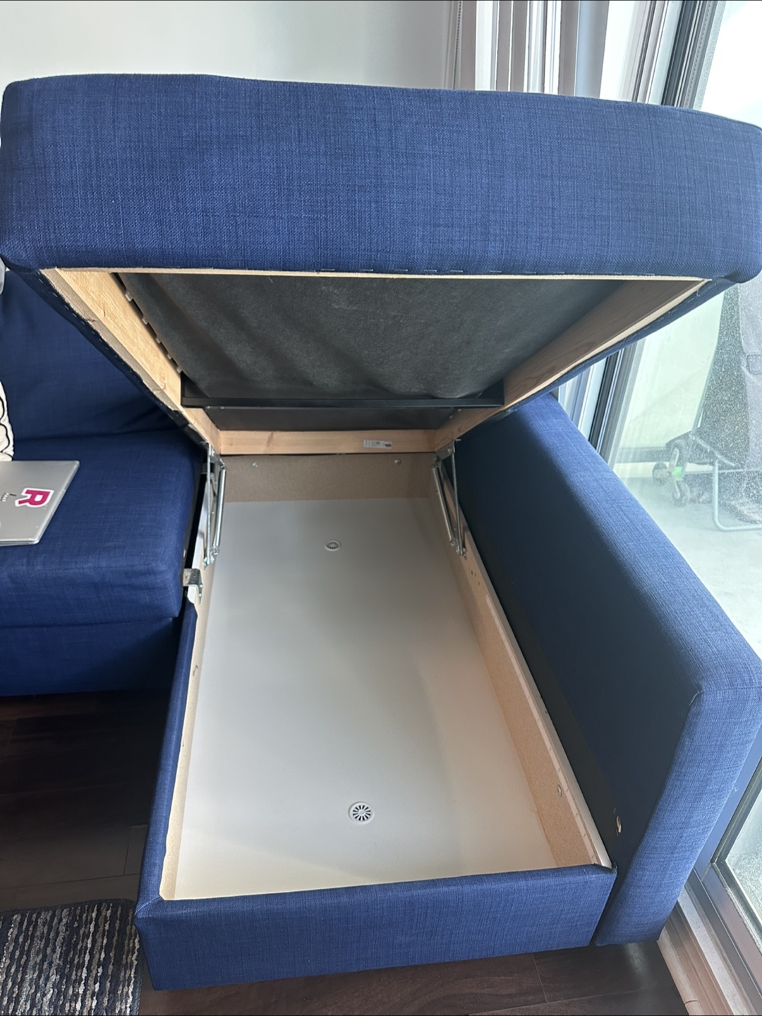 IKEA Friheten Sleeper Sectional Sofa - Blue - photo 5