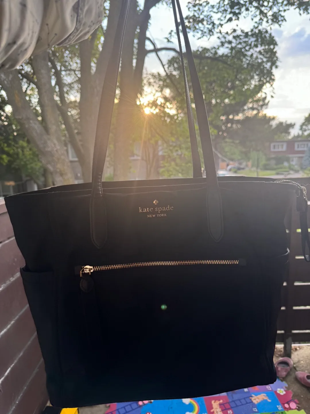 Kate Spade Black Tote Bag thumbnail