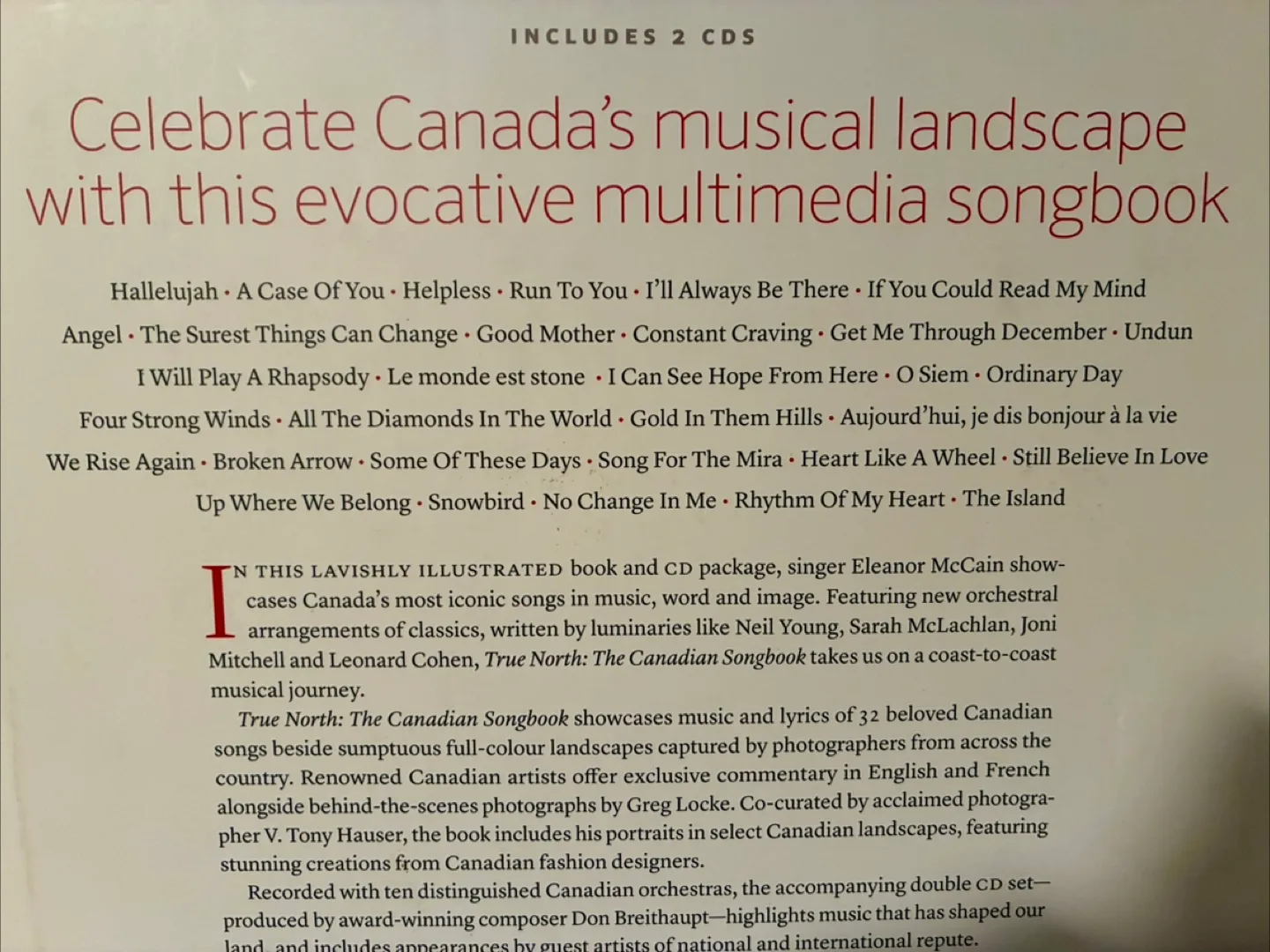 True North: The Canadian Songbook by Eleanor McCain image indicator(2)
