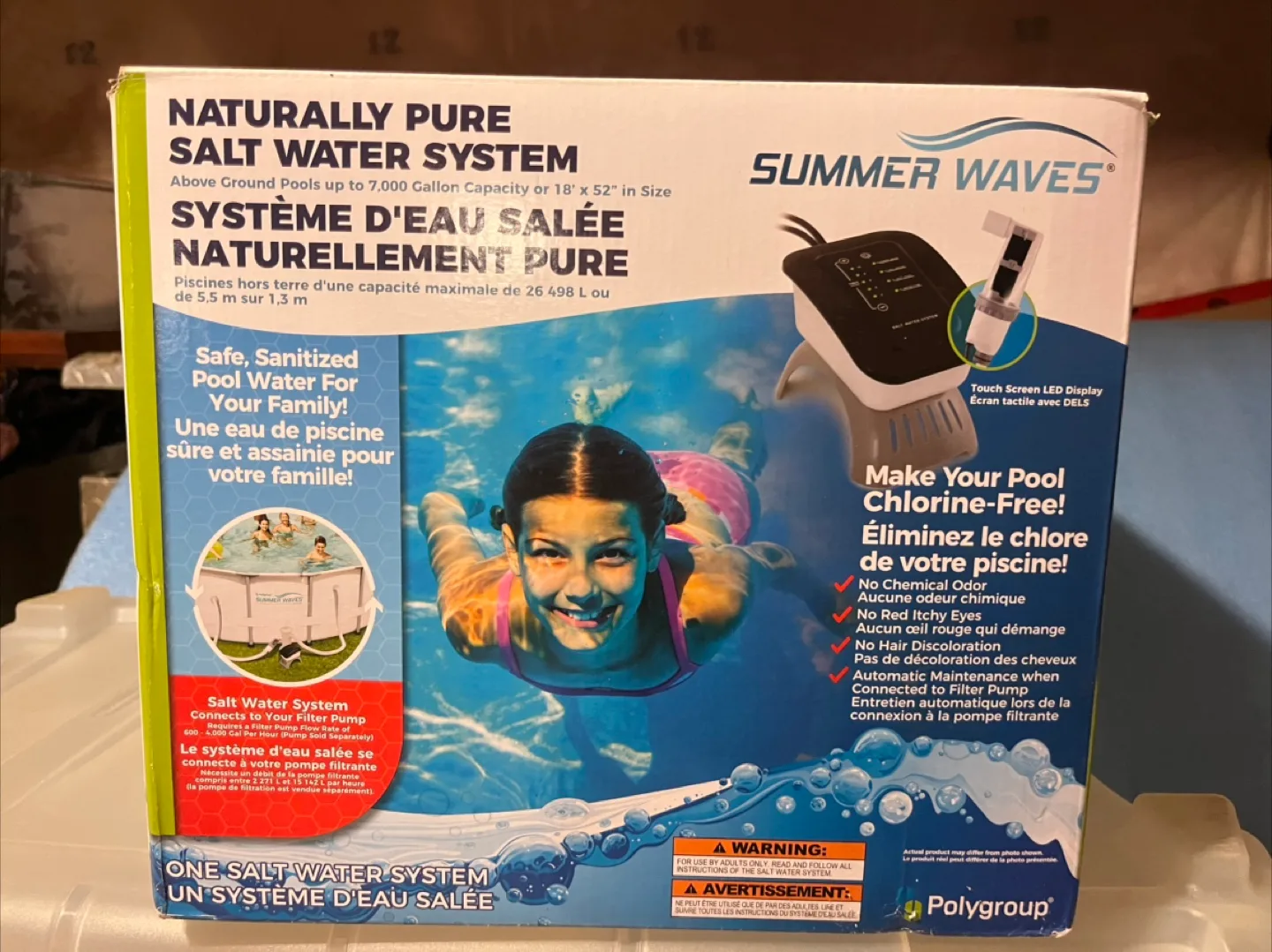 Summer Waves Salt Water System for Above Ground Pools thumbnail