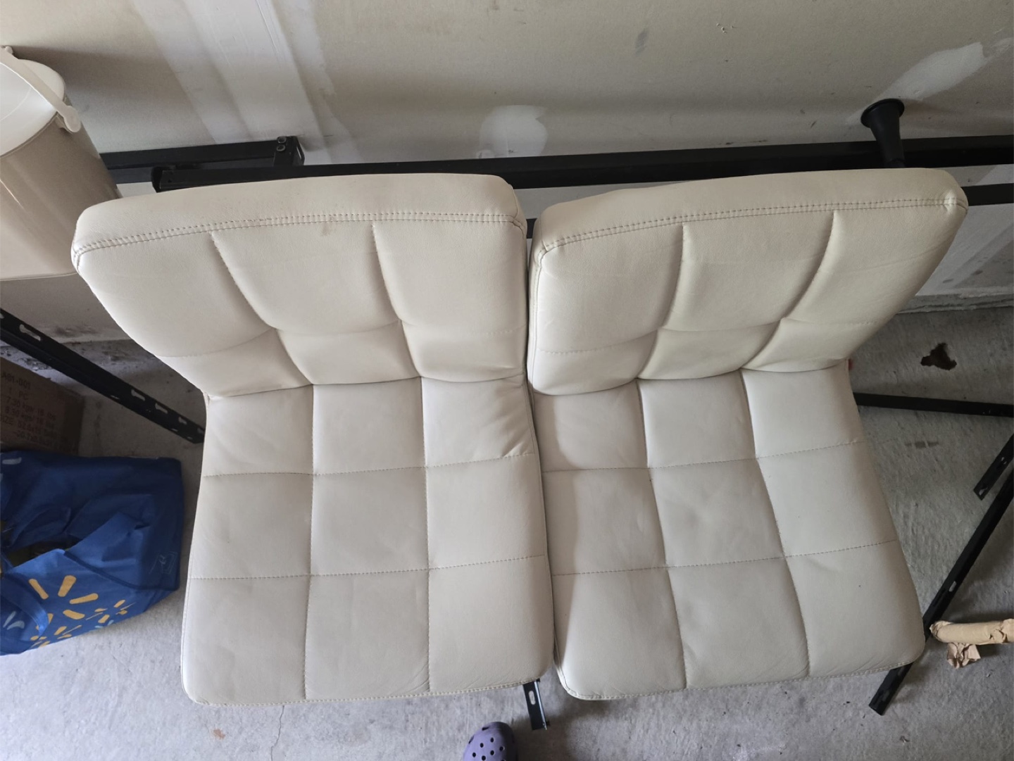 Set of 2 Adjustable Height Bar Stools - photo 2