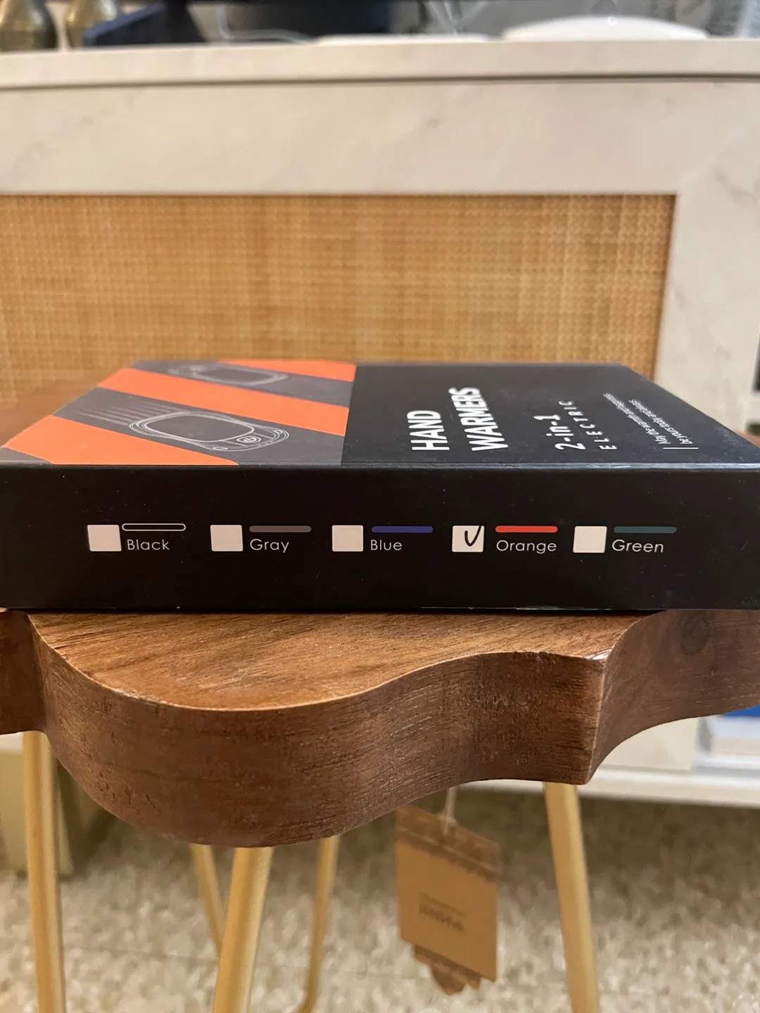 New 2-in-1 Electric Hand Warmers - Orange image indicator(6)