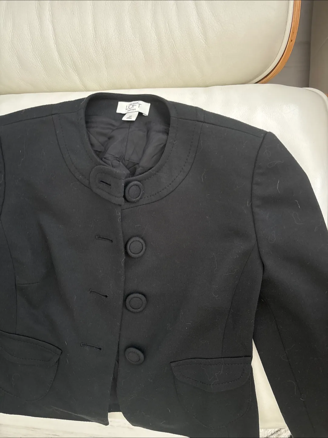 Loft Black blazer- size 2P image indicator(2)